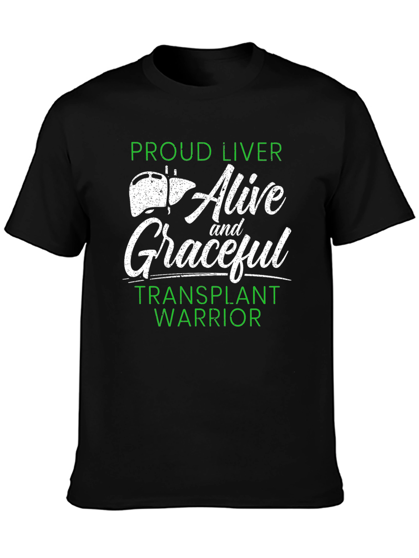 Proud Liver Transplant Warrior Graphic Tee