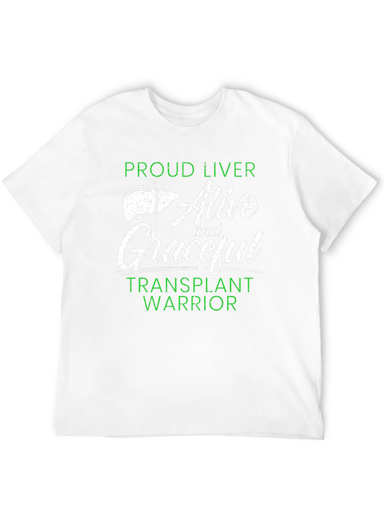 Proud Liver Transplant Warrior Graphic Tee
