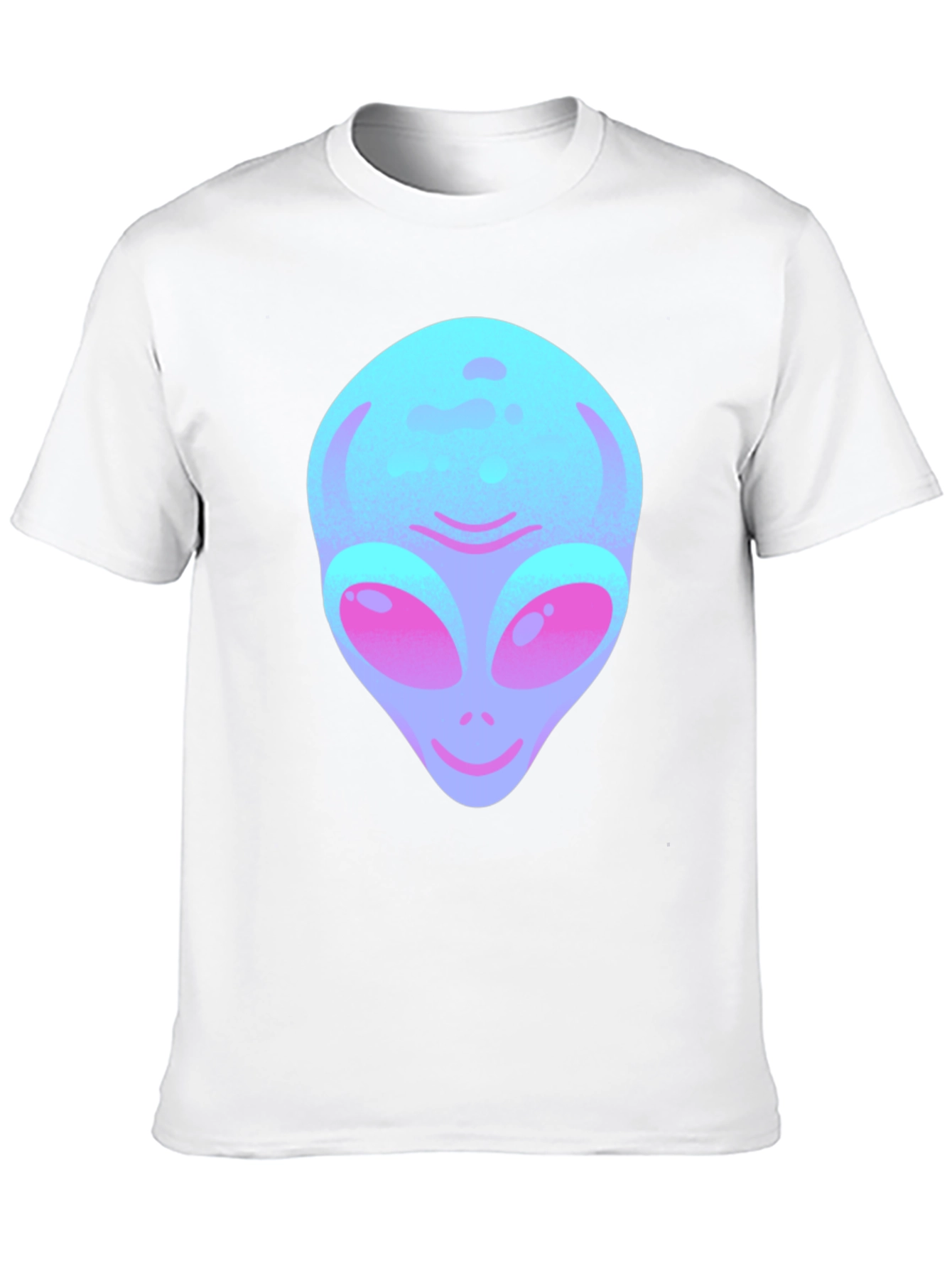 Alien Graphic Tee - Black Cotton Blend