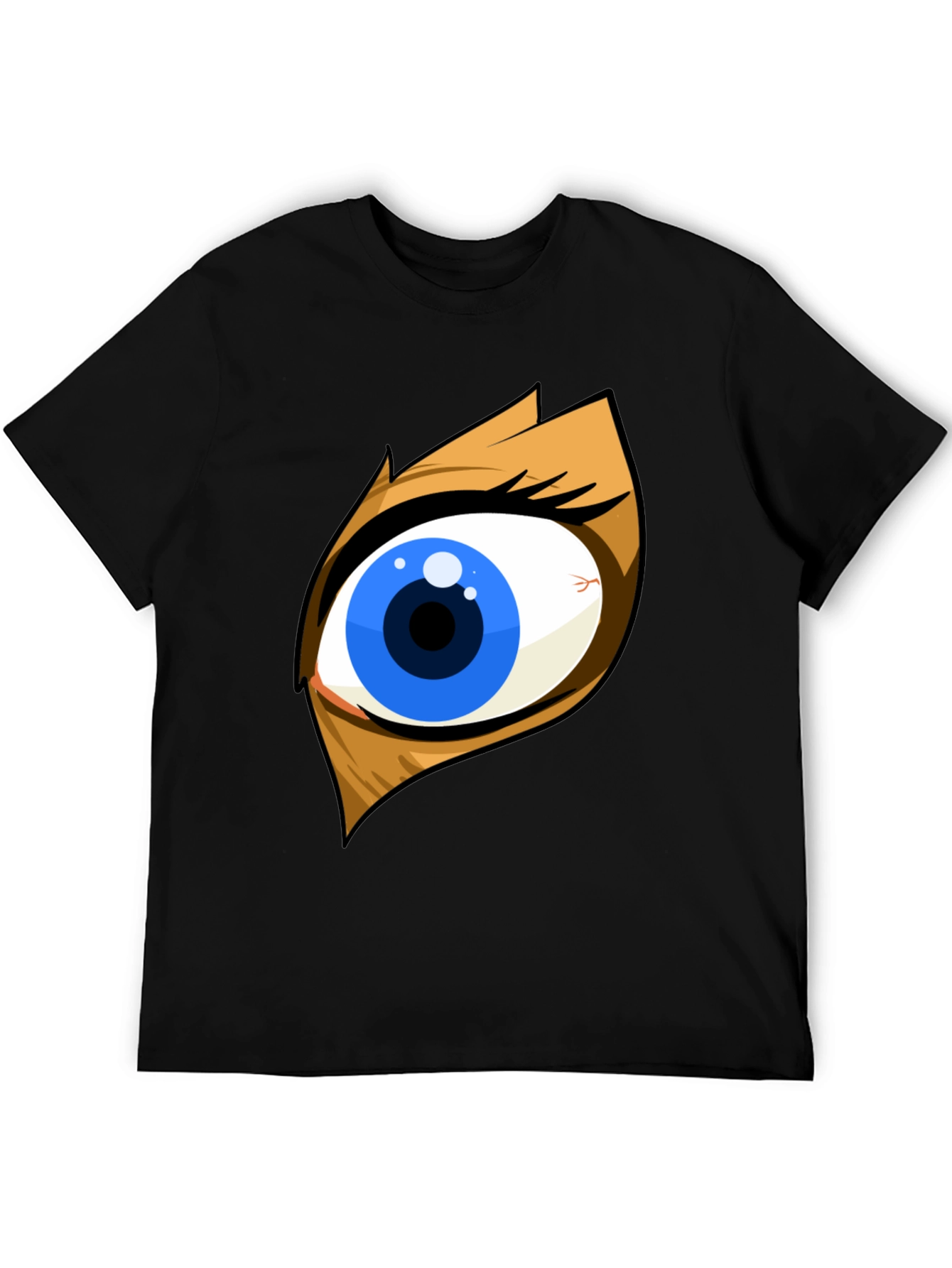 Eye Graphic Black T-Shirt - Bold Statement Tee