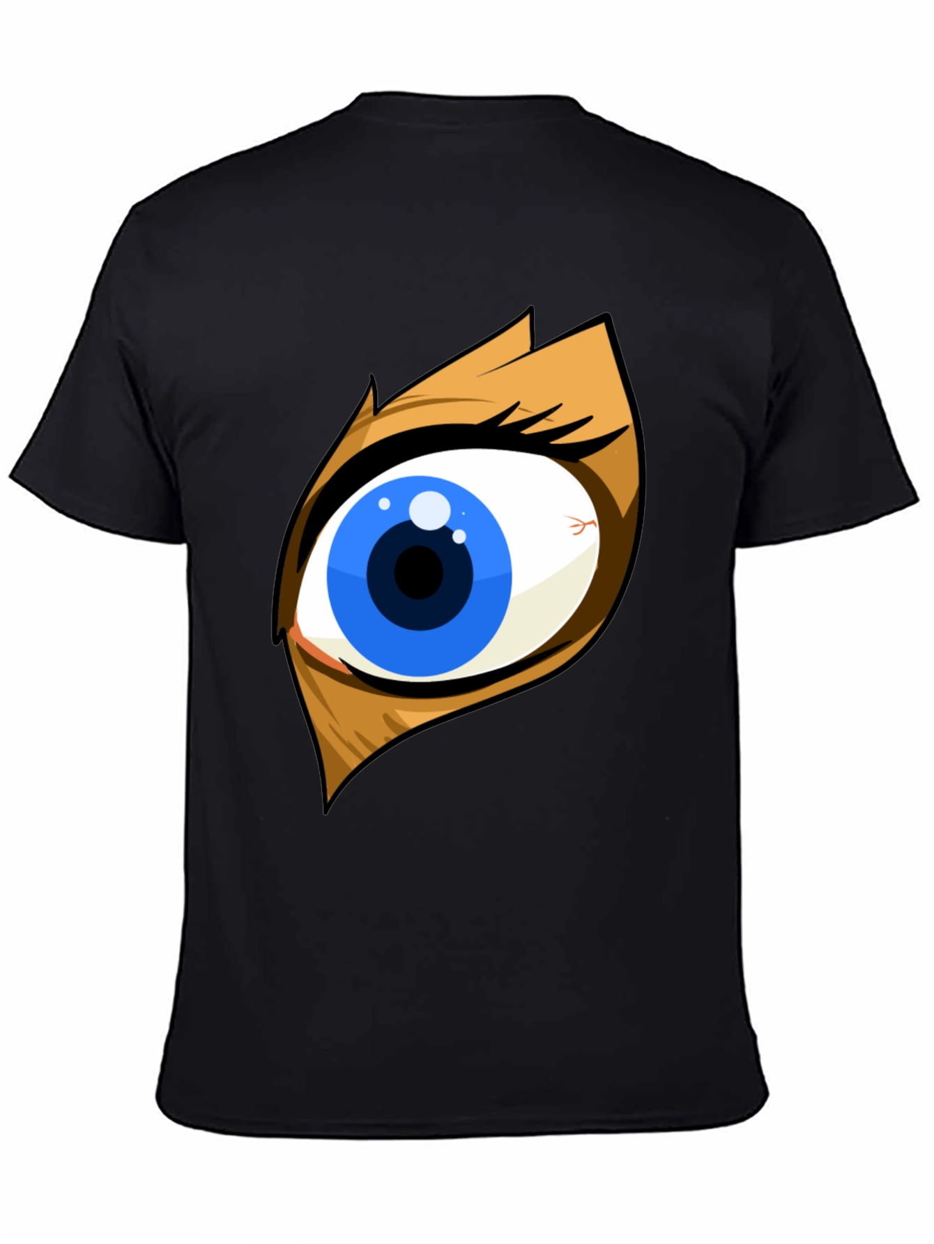 Eye Graphic Black T-Shirt - Bold Statement Tee