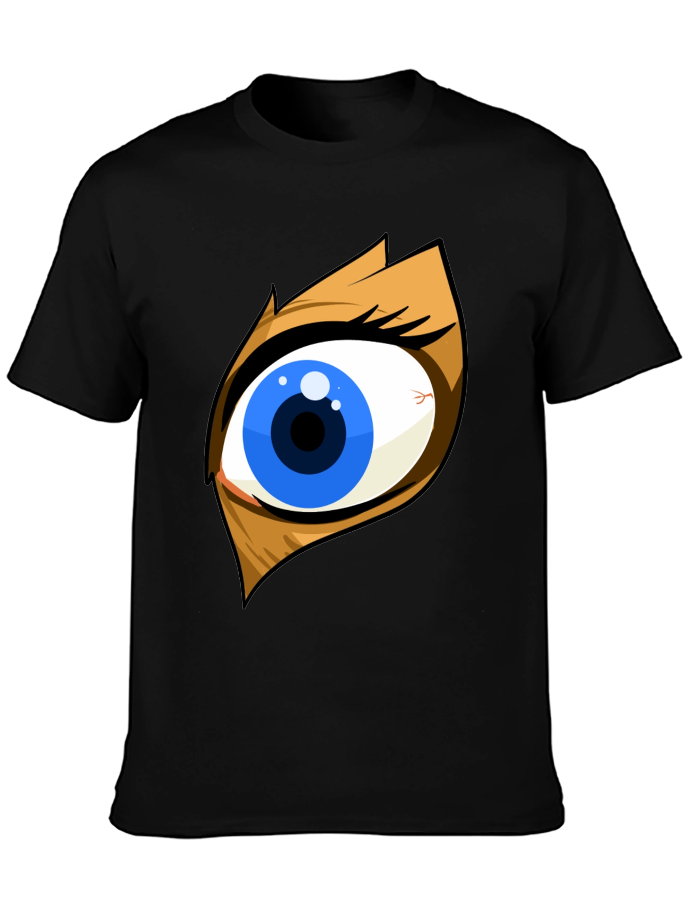 Eye Graphic Black T-Shirt - Bold Statement Tee
