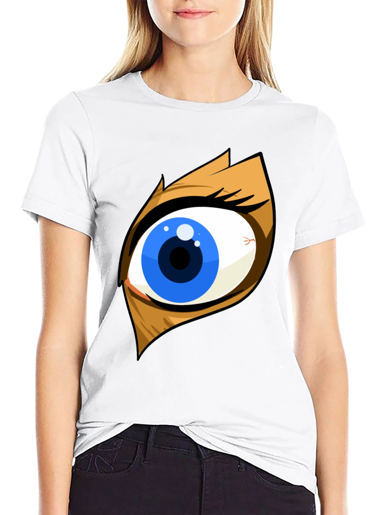 Eye Graphic Black T-Shirt - Bold Statement Tee