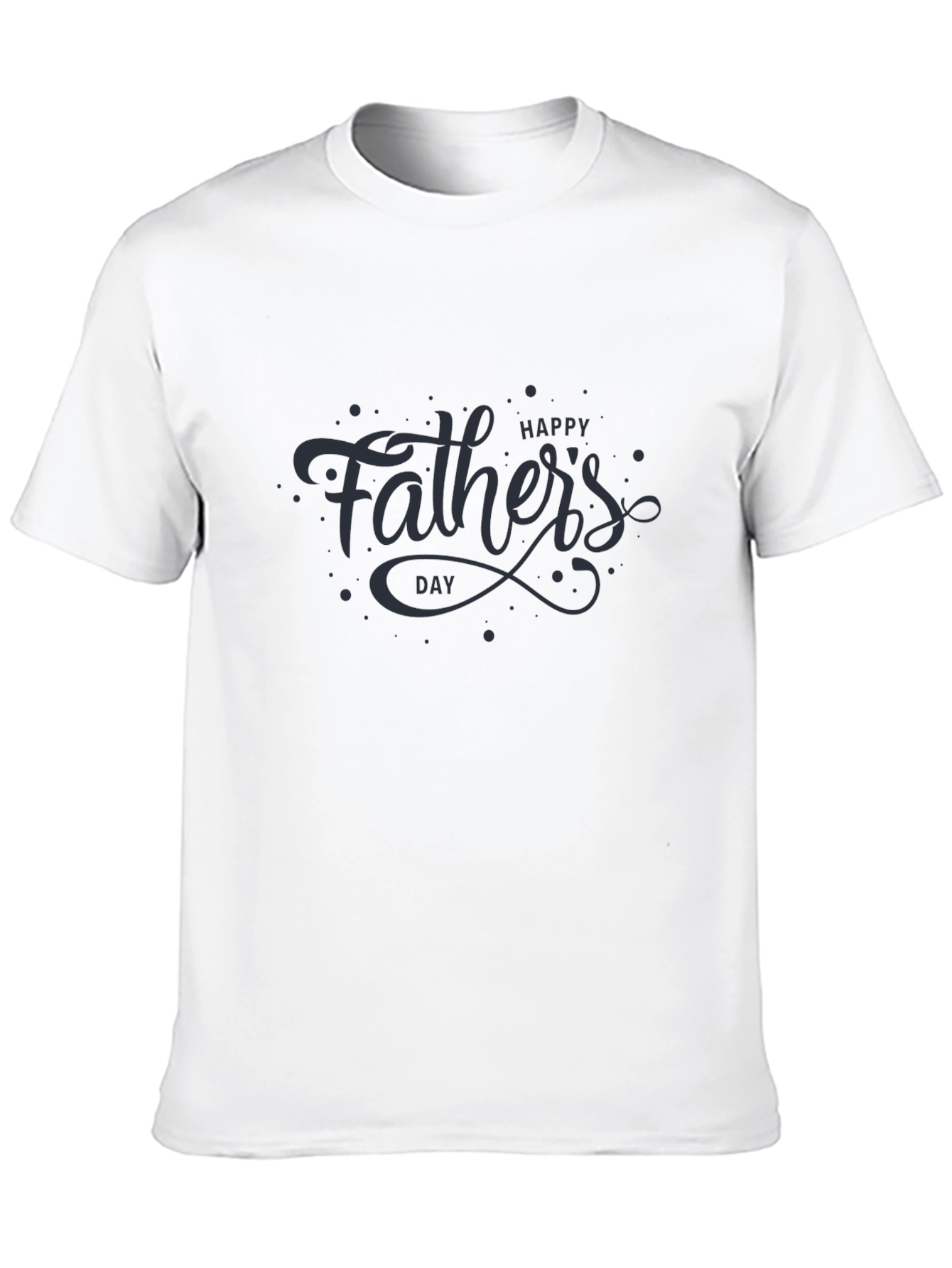 Happy Fathers Day Black T-Shirt