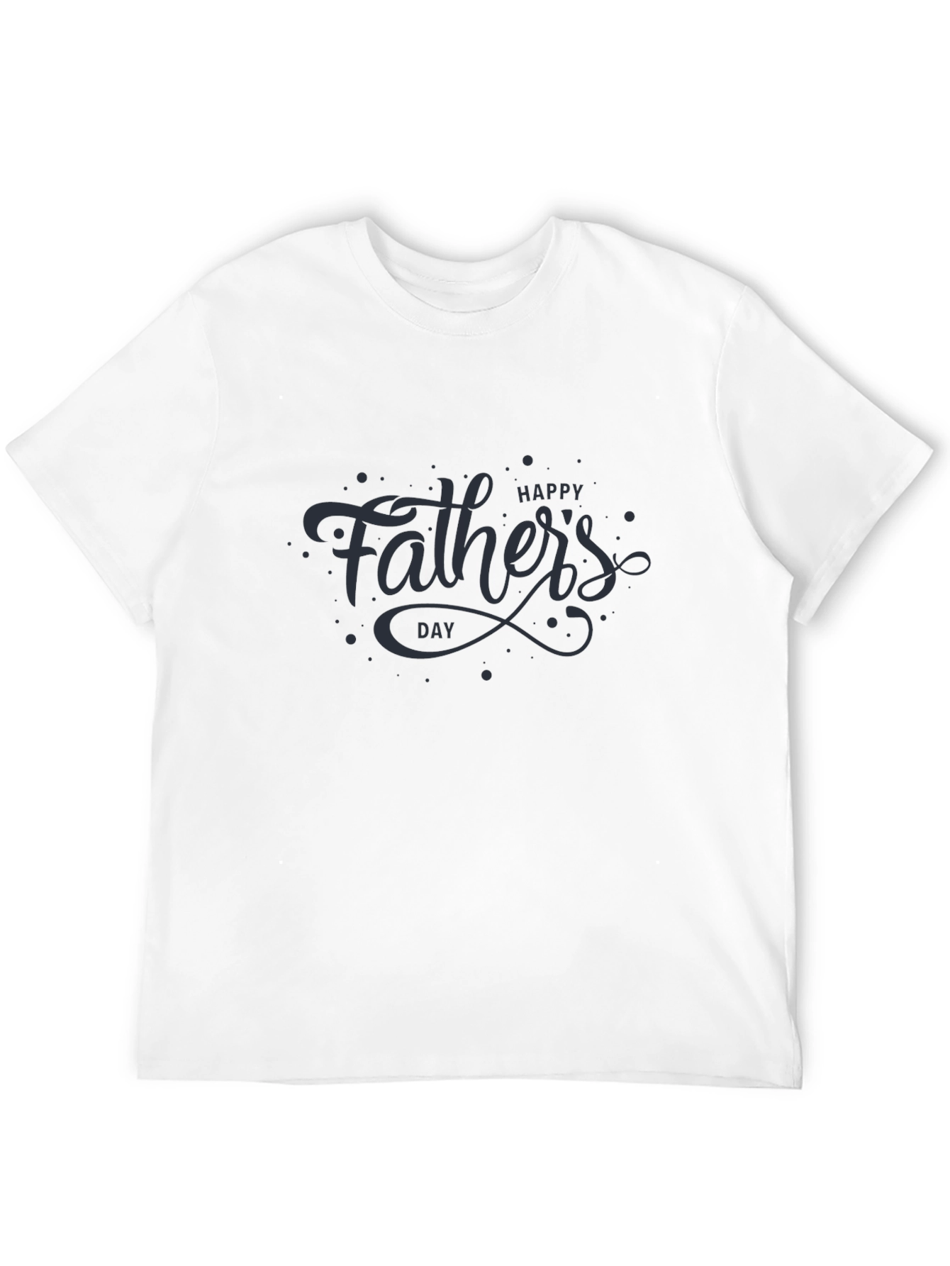 Happy Fathers Day Black T-Shirt