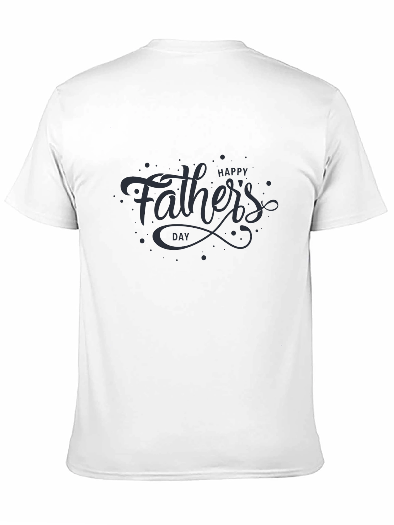 Happy Fathers Day Black T-Shirt