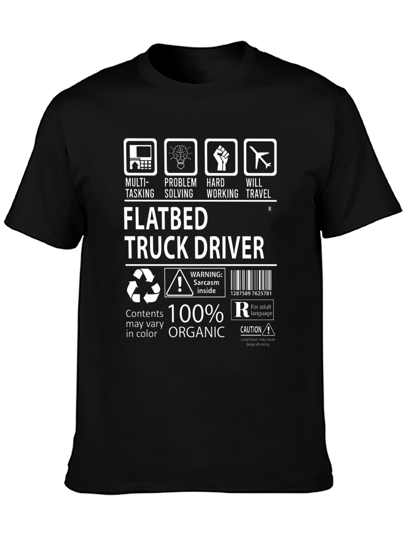 Flatbed Truck Driver T-Shirt