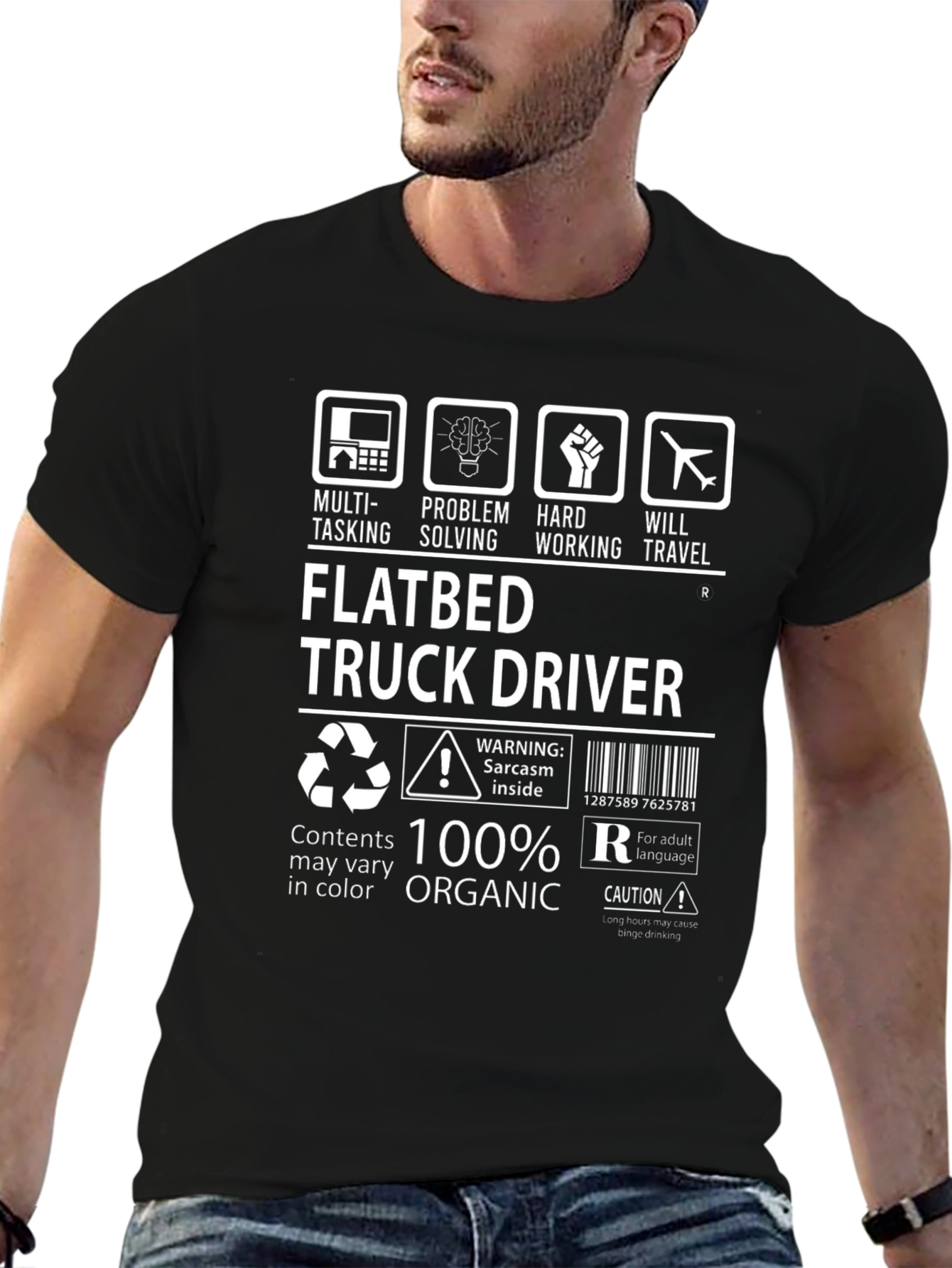 Flatbed Truck Driver T-Shirt