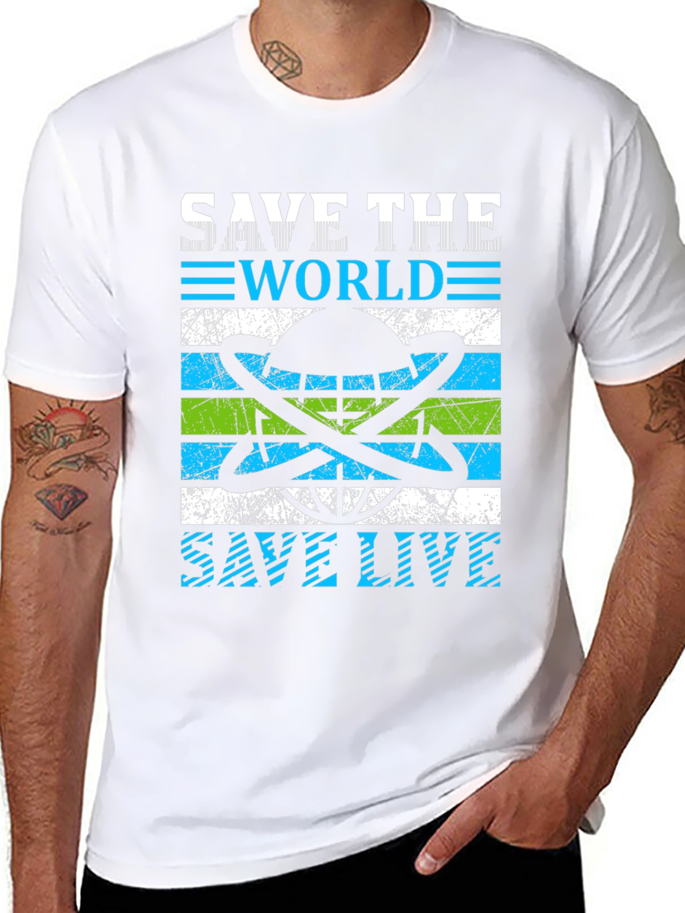 Save The World Save Live Graphic Tee
