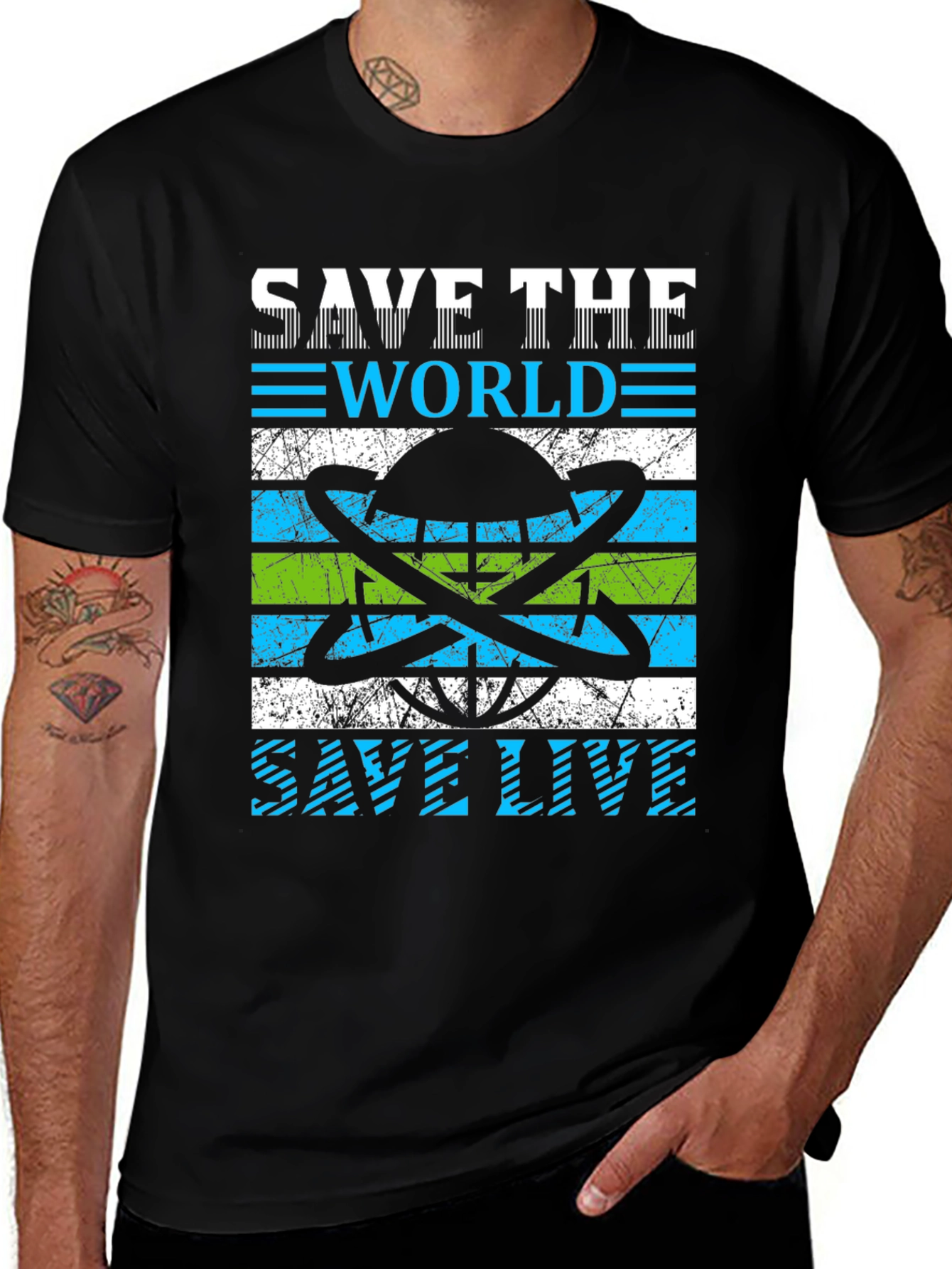 Save The World Save Live Graphic Tee