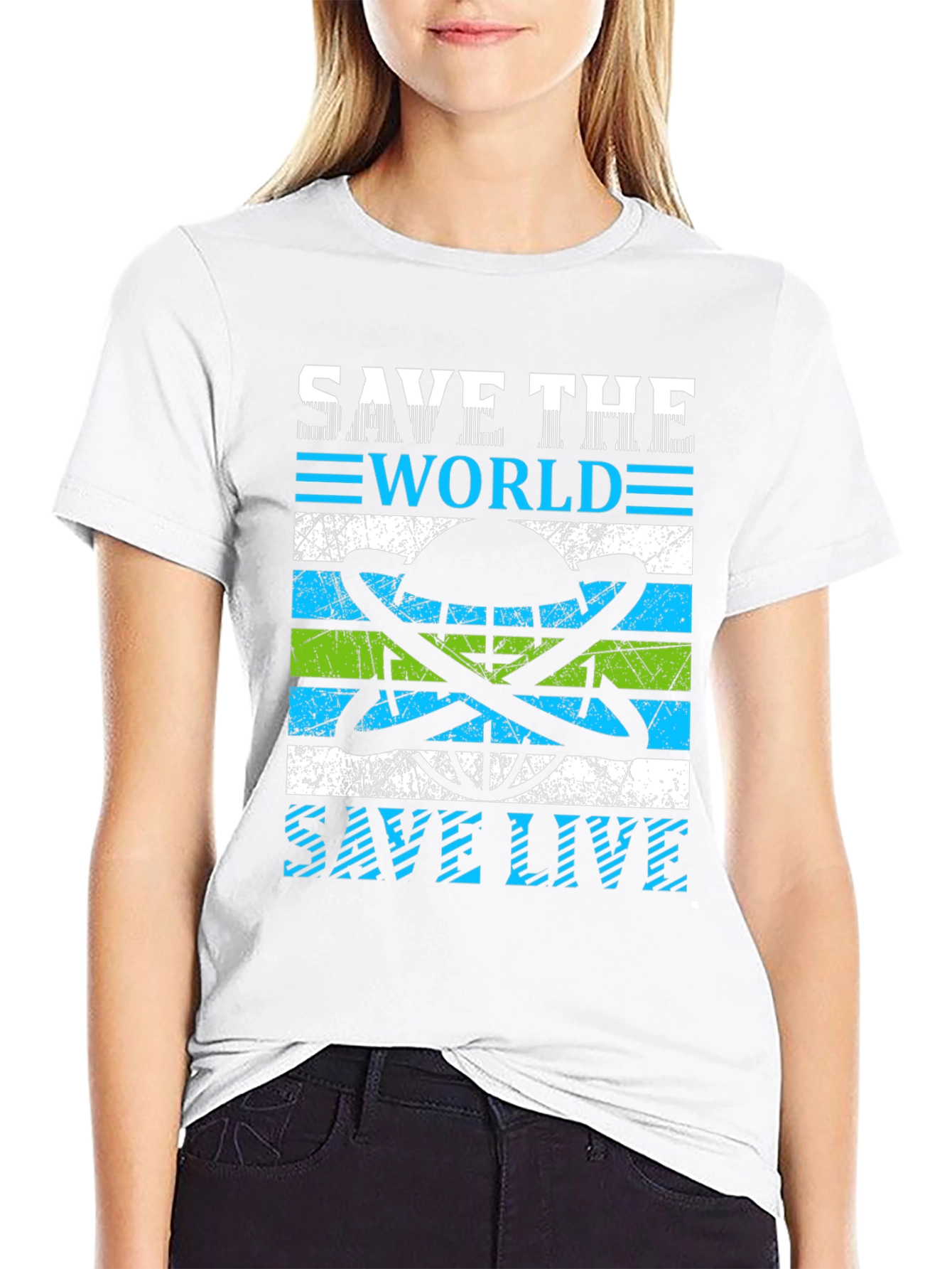 Save The World Save Live Graphic Tee
