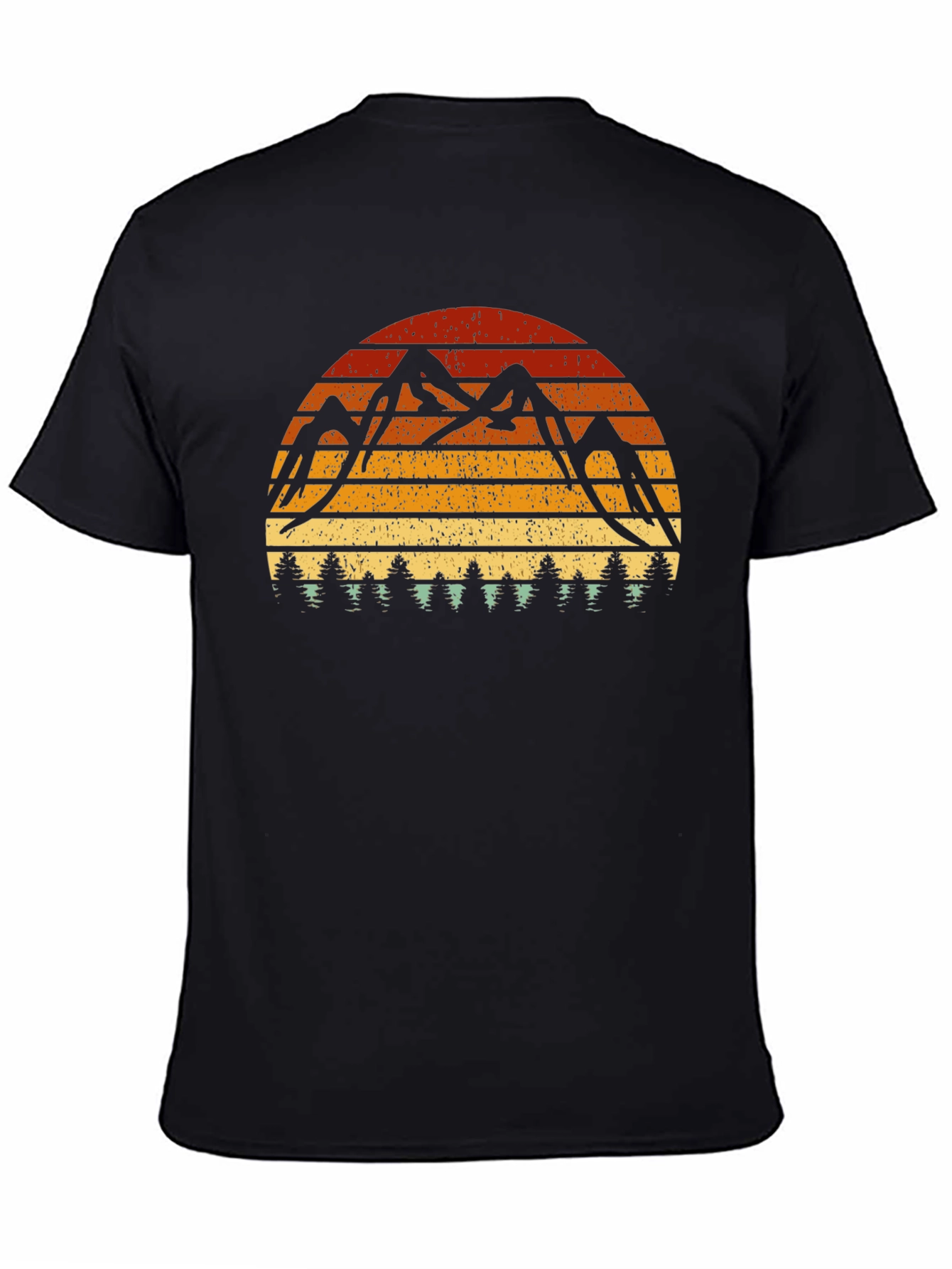 Retro Mountain Sunset Graphic Tee