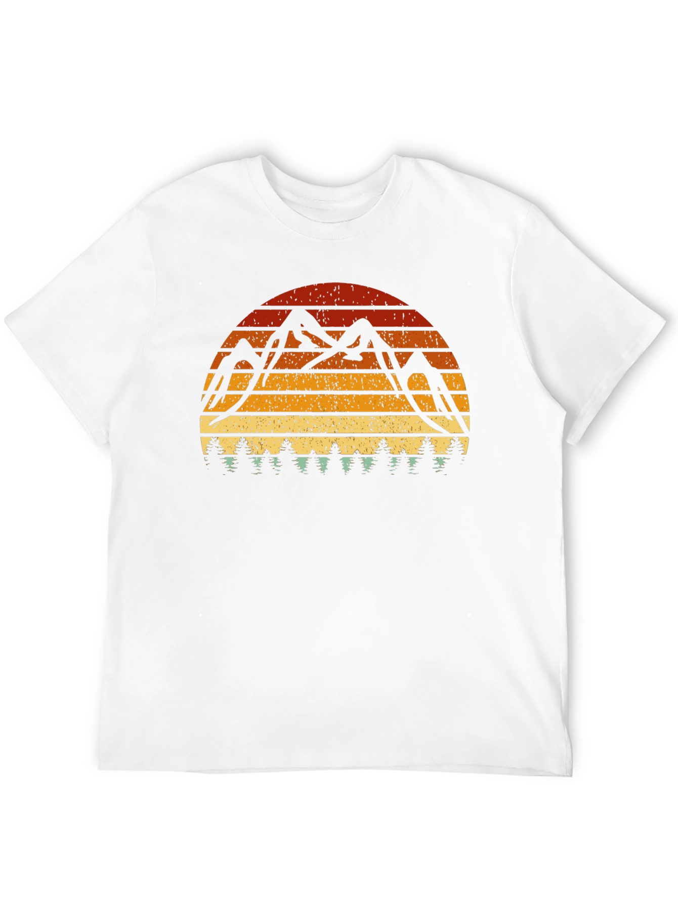 Retro Mountain Sunset Graphic Tee