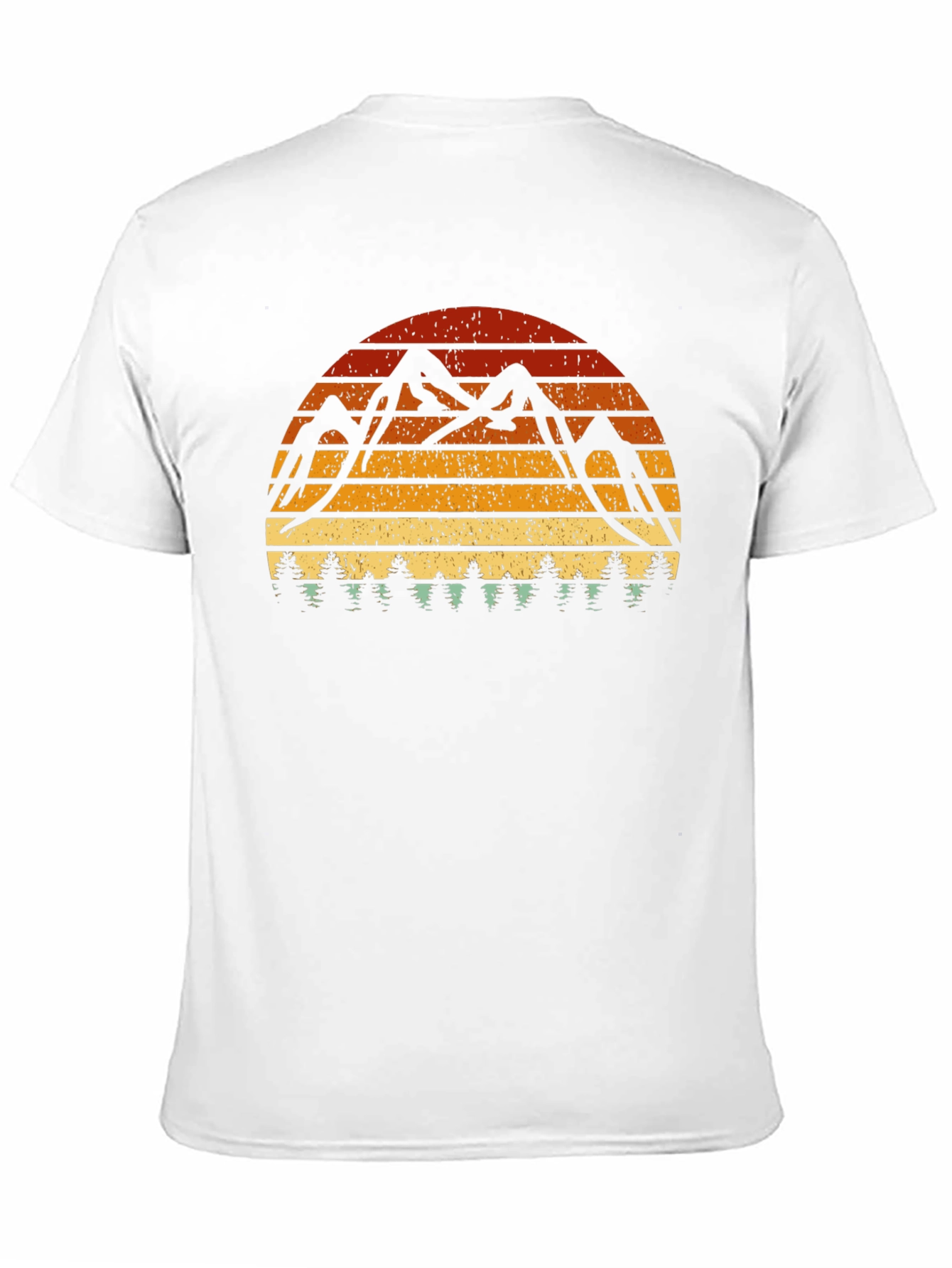 Retro Mountain Sunset Graphic Tee