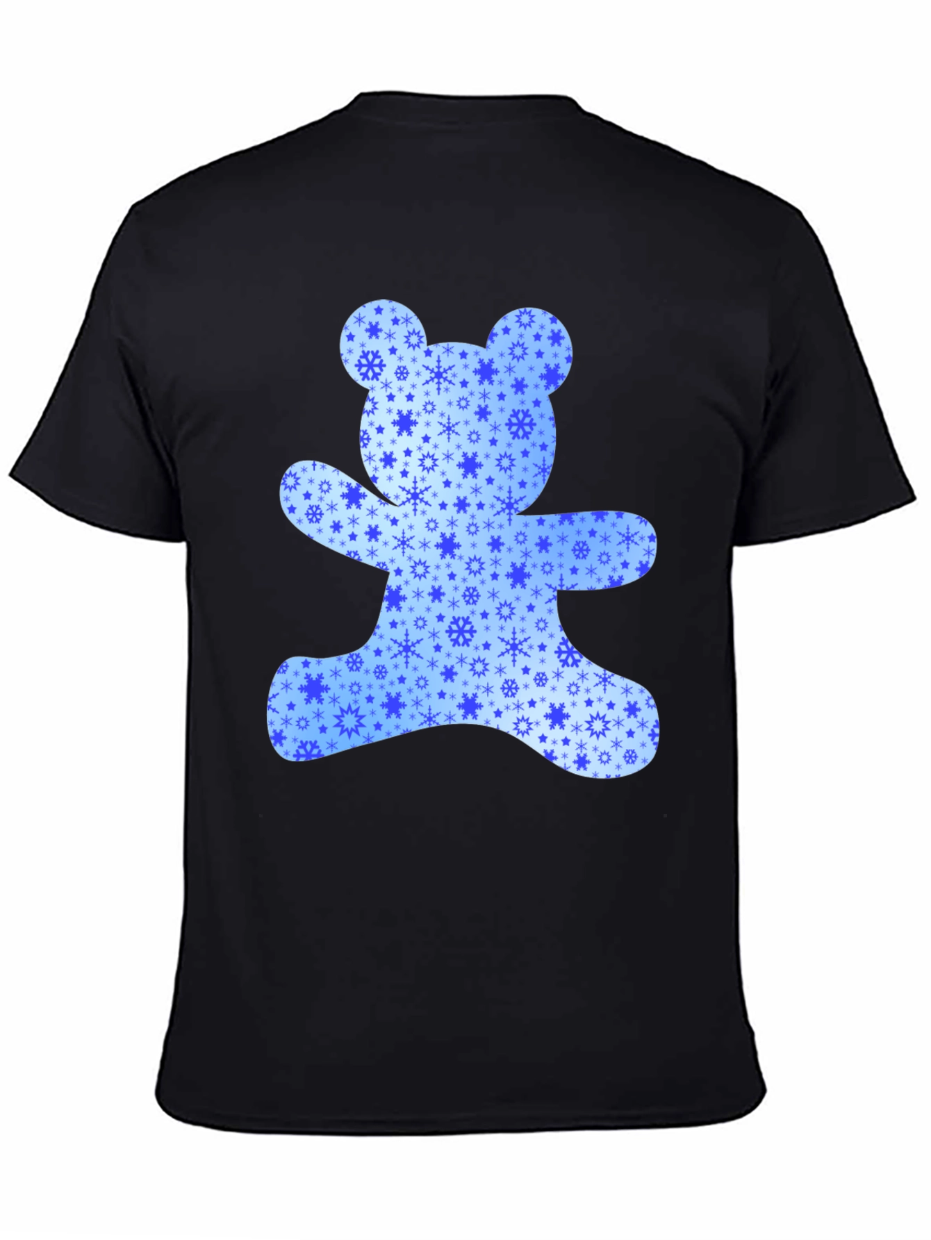 Winter Bear T-Shirt - Snowflake Design