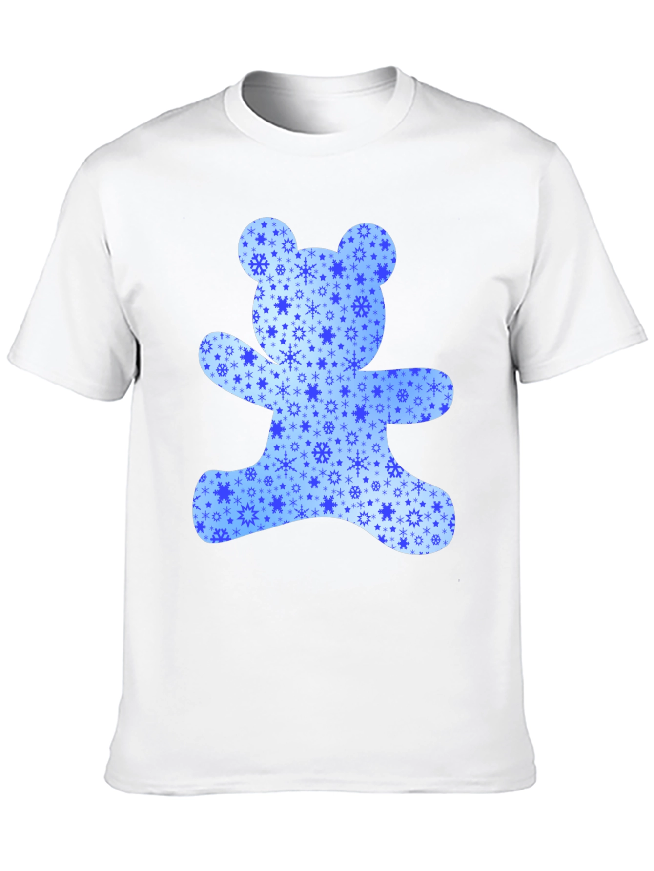 Winter Bear T-Shirt - Snowflake Design
