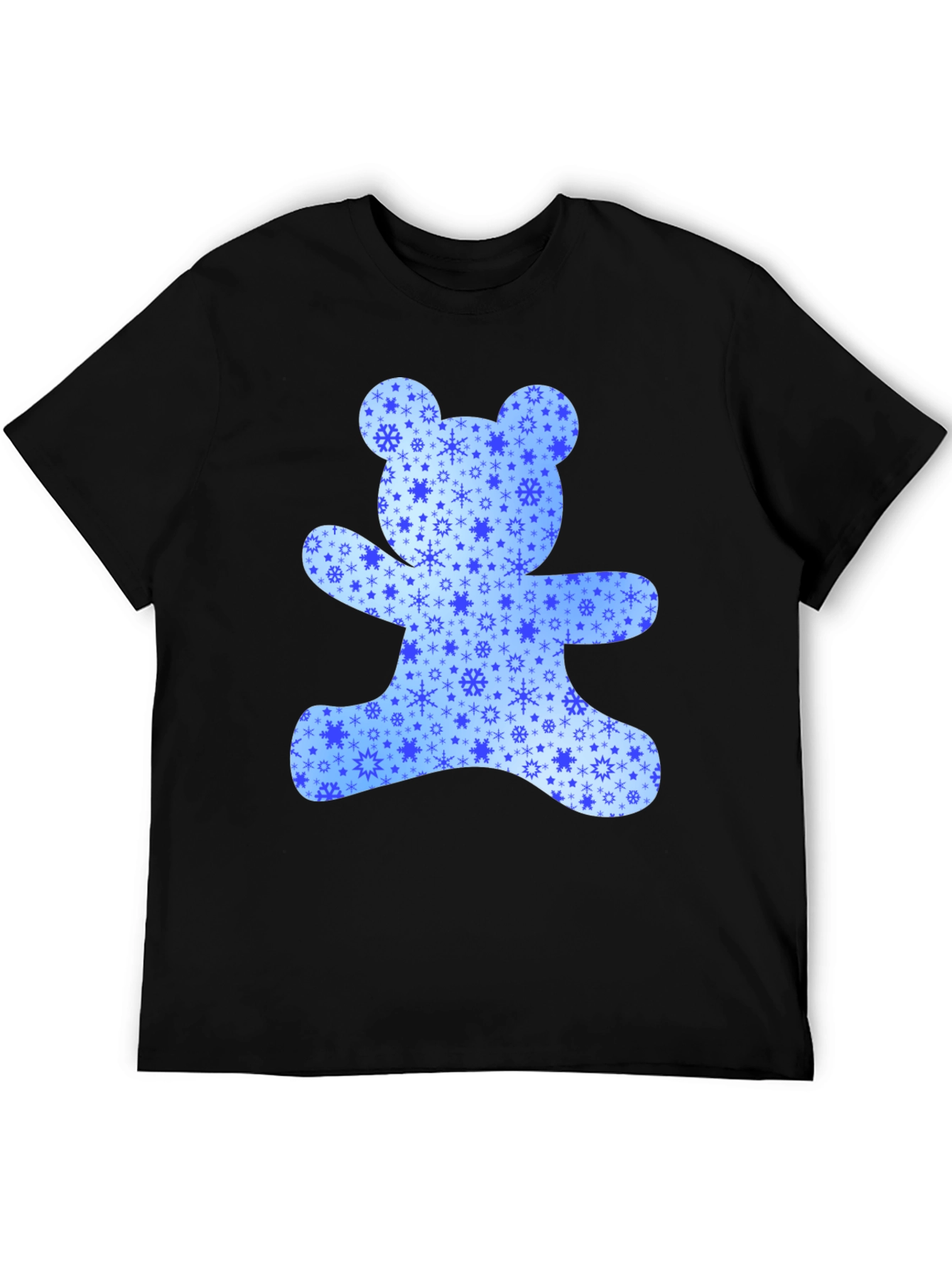 Winter Bear T-Shirt - Snowflake Design