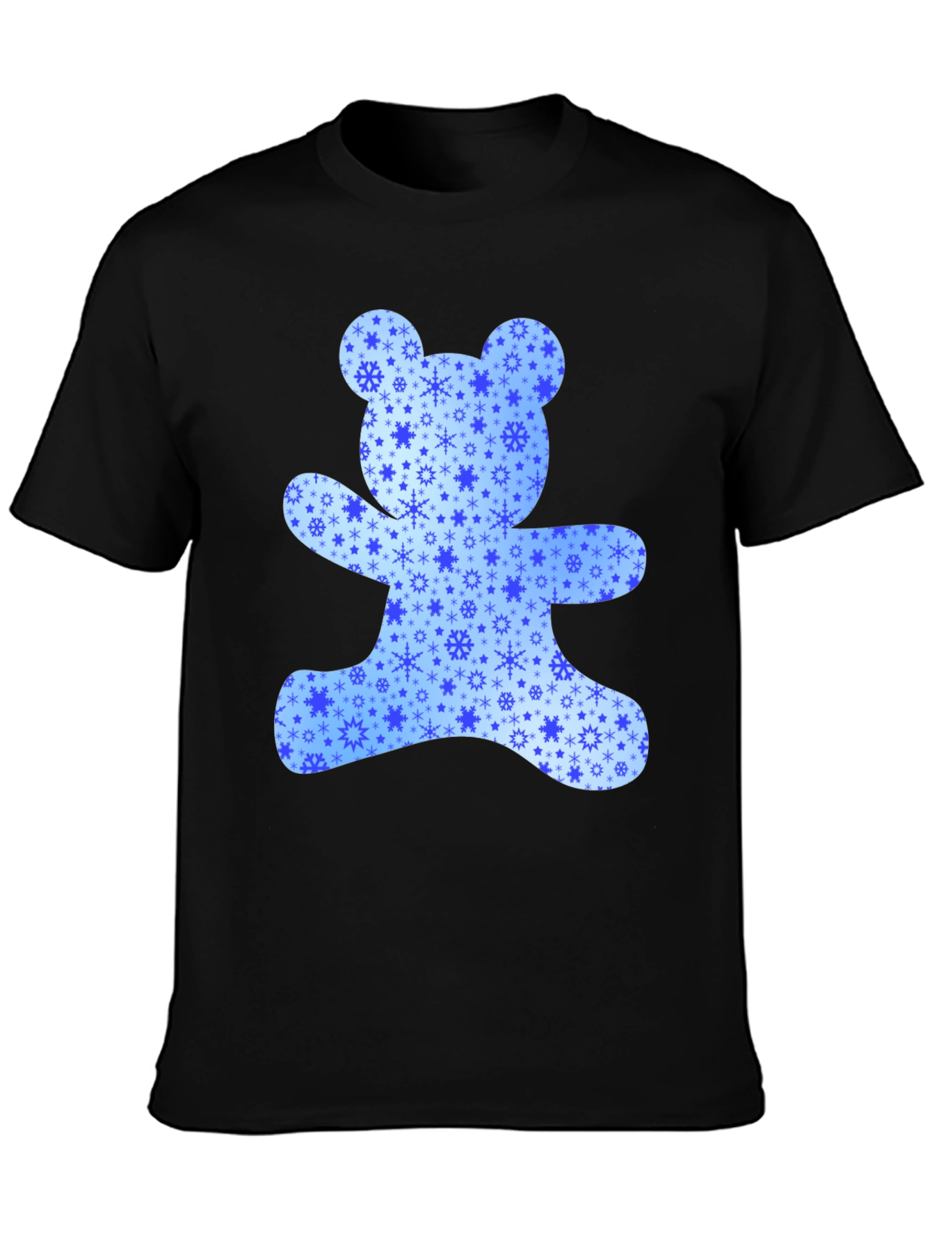 Winter Bear T-Shirt - Snowflake Design