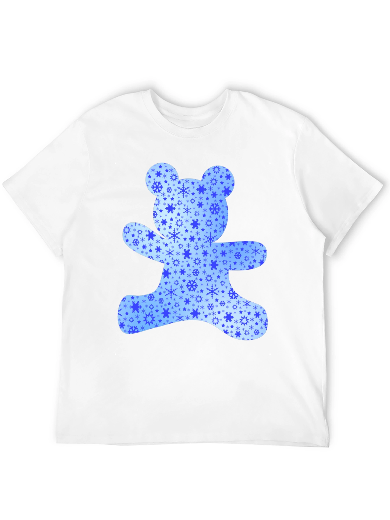 Winter Bear T-Shirt - Snowflake Design