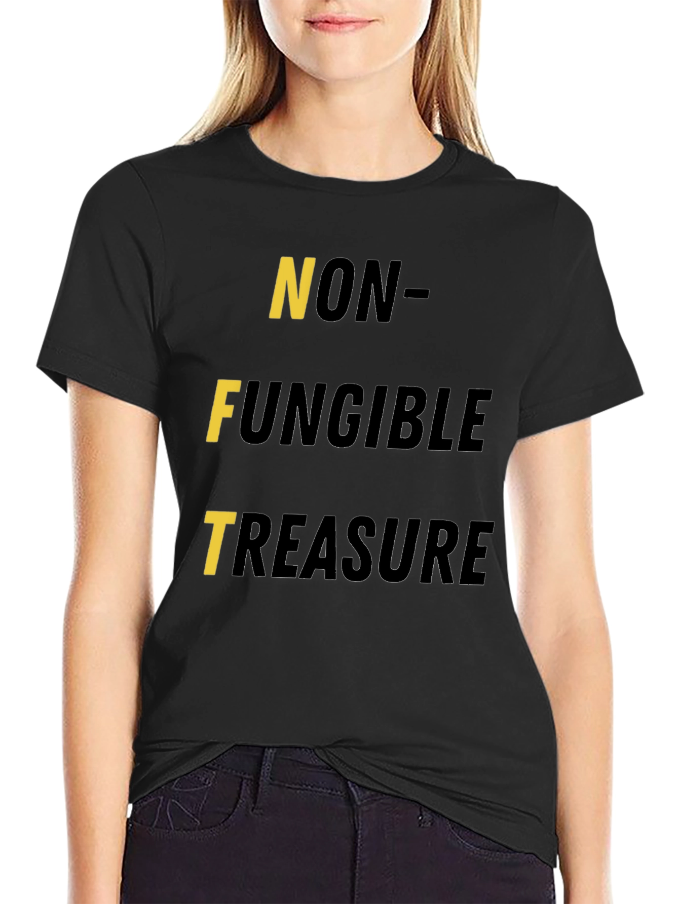 NFT Treasure Black T-Shirt