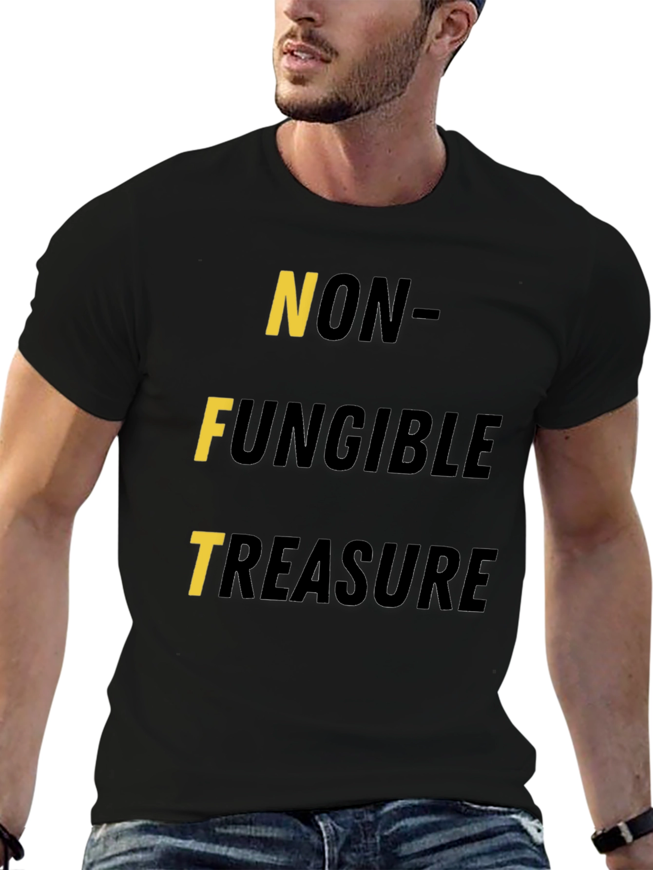 NFT Treasure Black T-Shirt