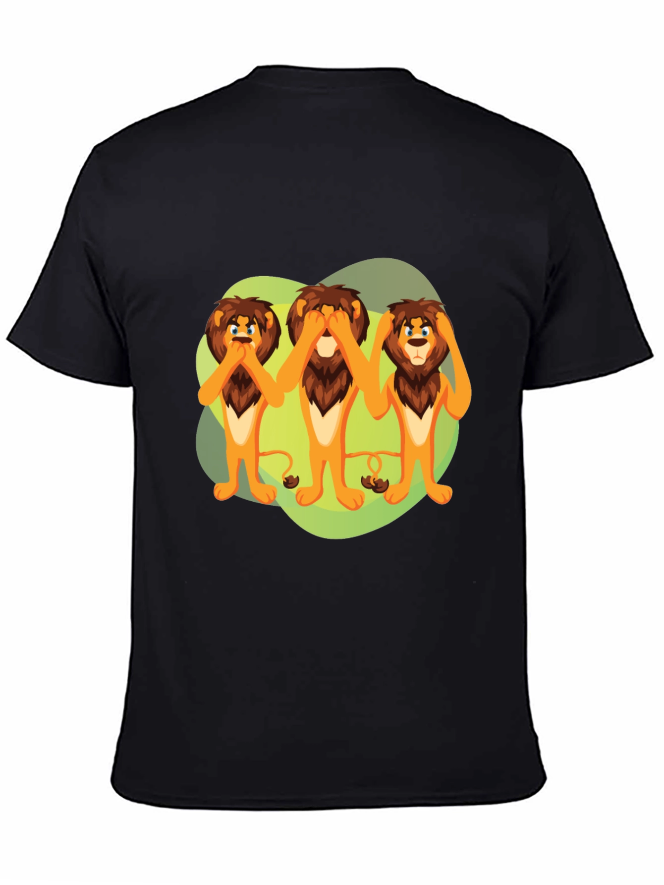 Hear See Speak No Evil Lions Graphic Tee