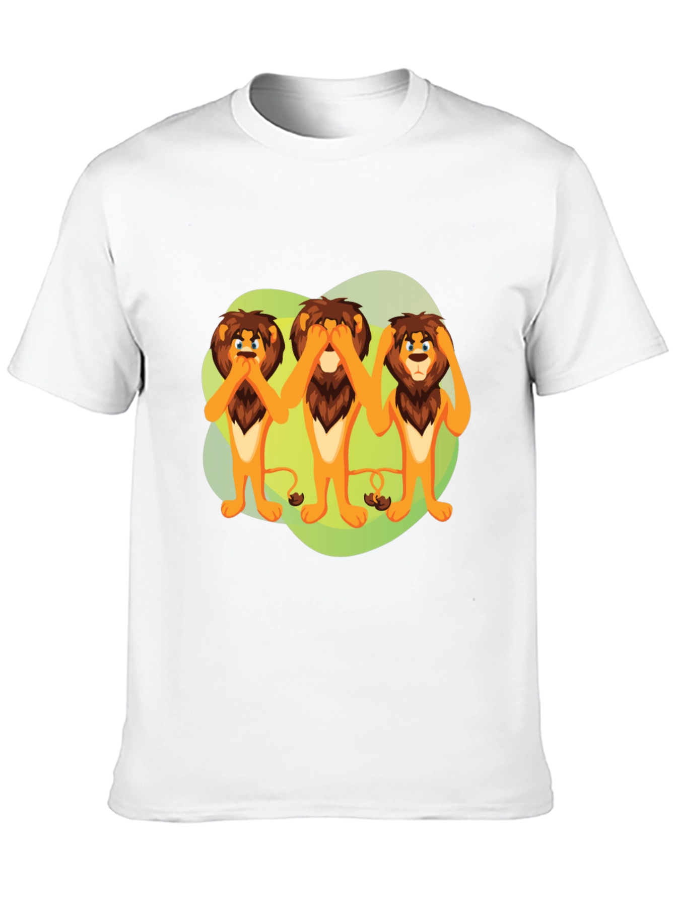 Hear See Speak No Evil Lions Graphic Tee