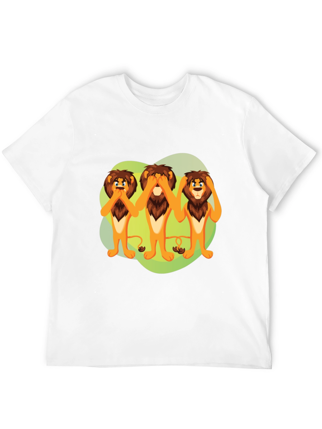 Hear See Speak No Evil Lions Graphic Tee