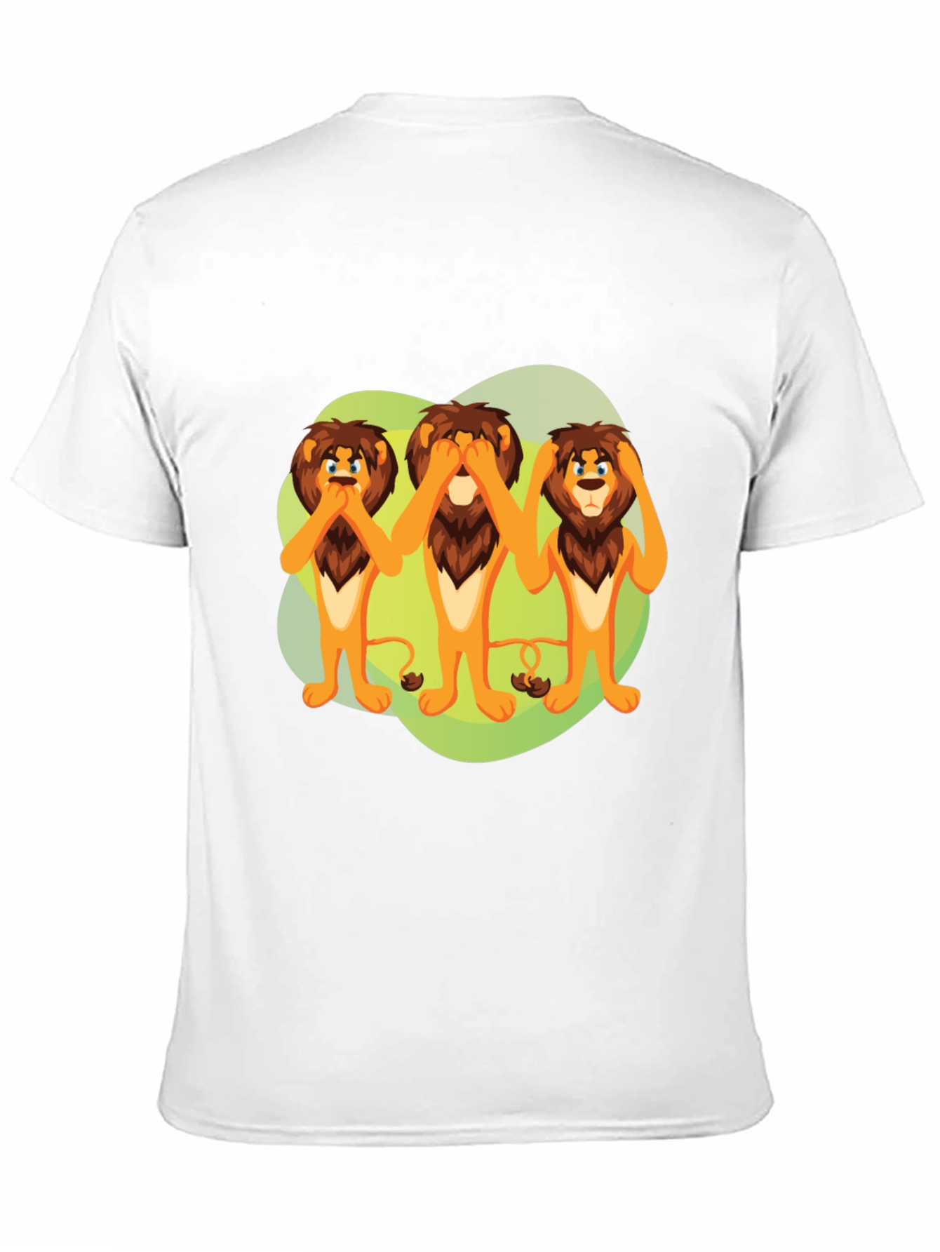 Hear See Speak No Evil Lions Graphic Tee
