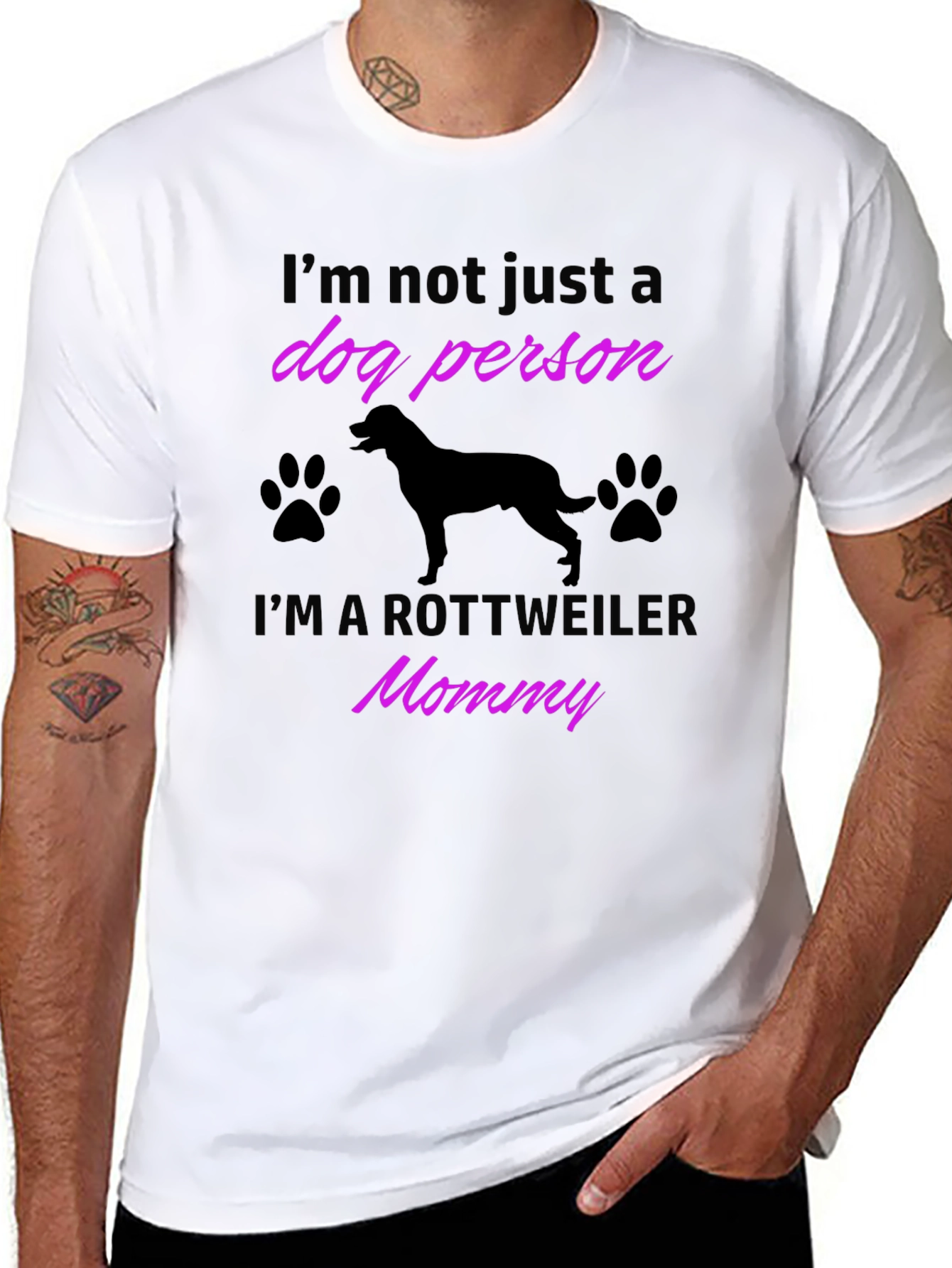 Rottweiler Mommy Dog Lover T-Shirt