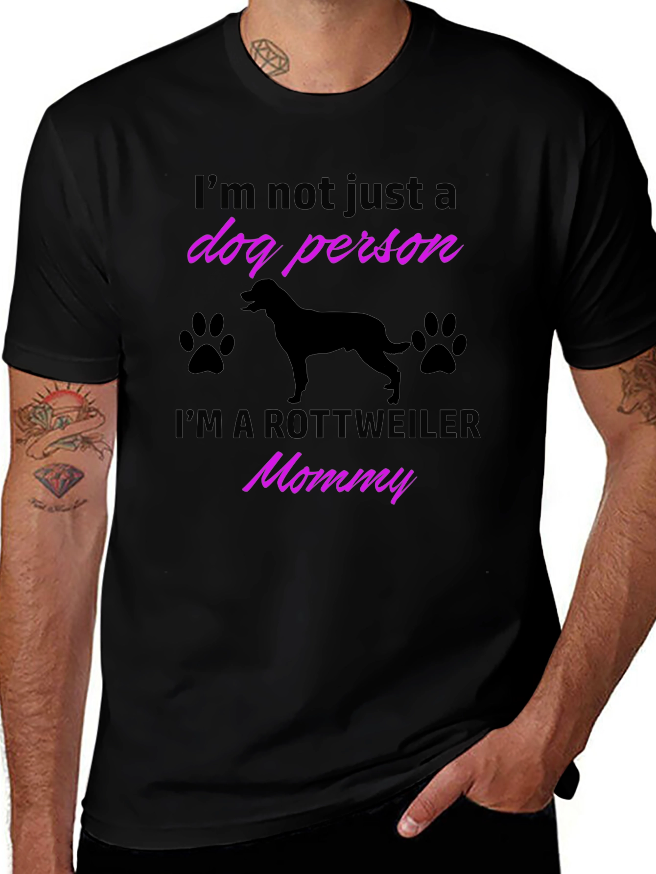 Rottweiler Mommy Dog Lover T-Shirt