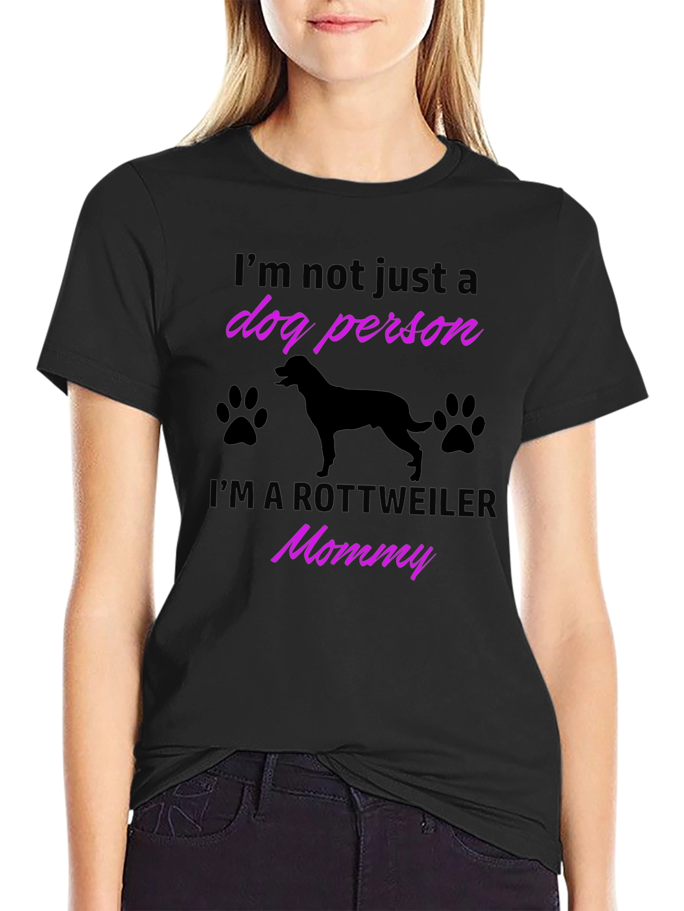 Rottweiler Mommy Dog Lover T-Shirt