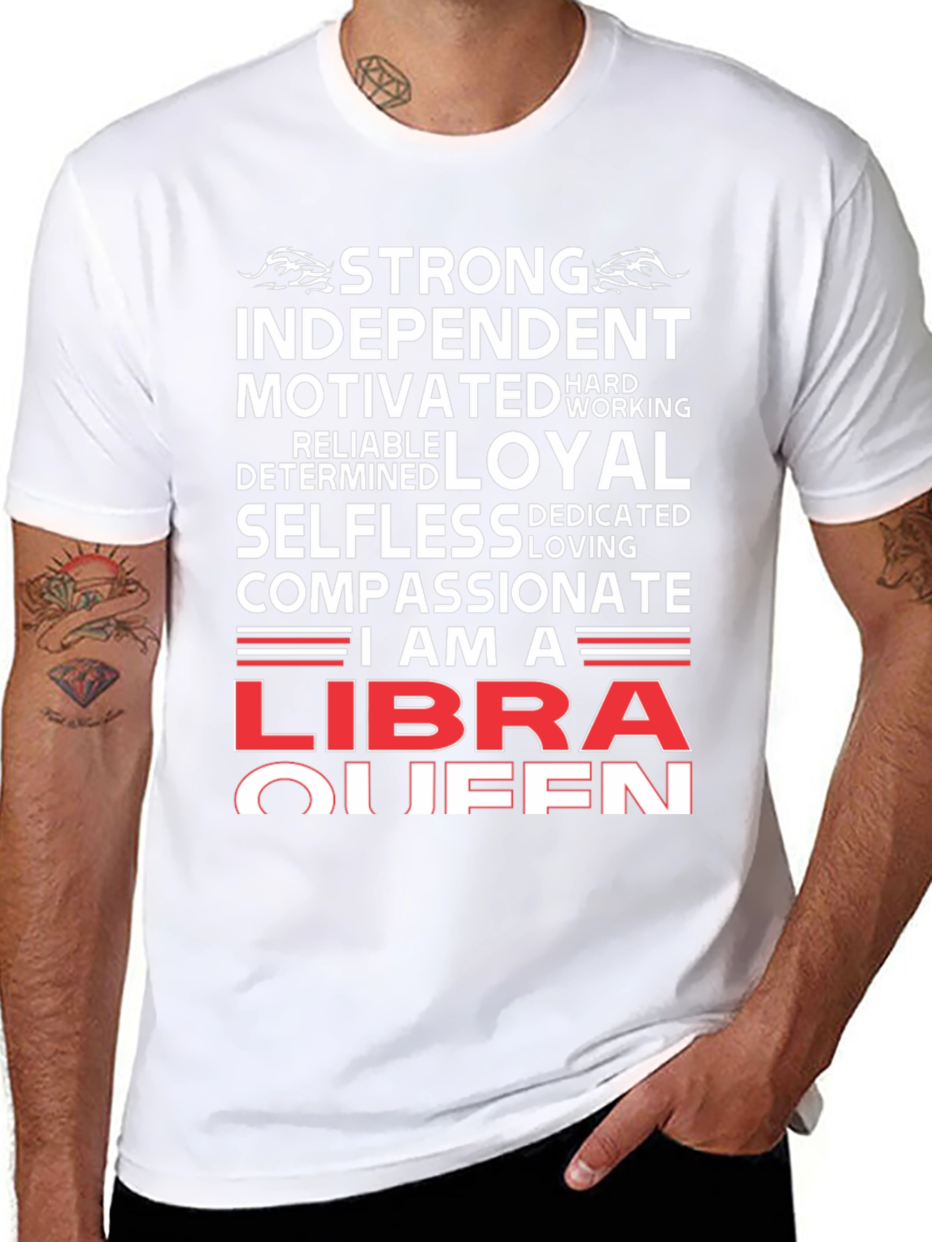 Libra Queen Graphic Tee - Zodiac Birthday Gift Shirt