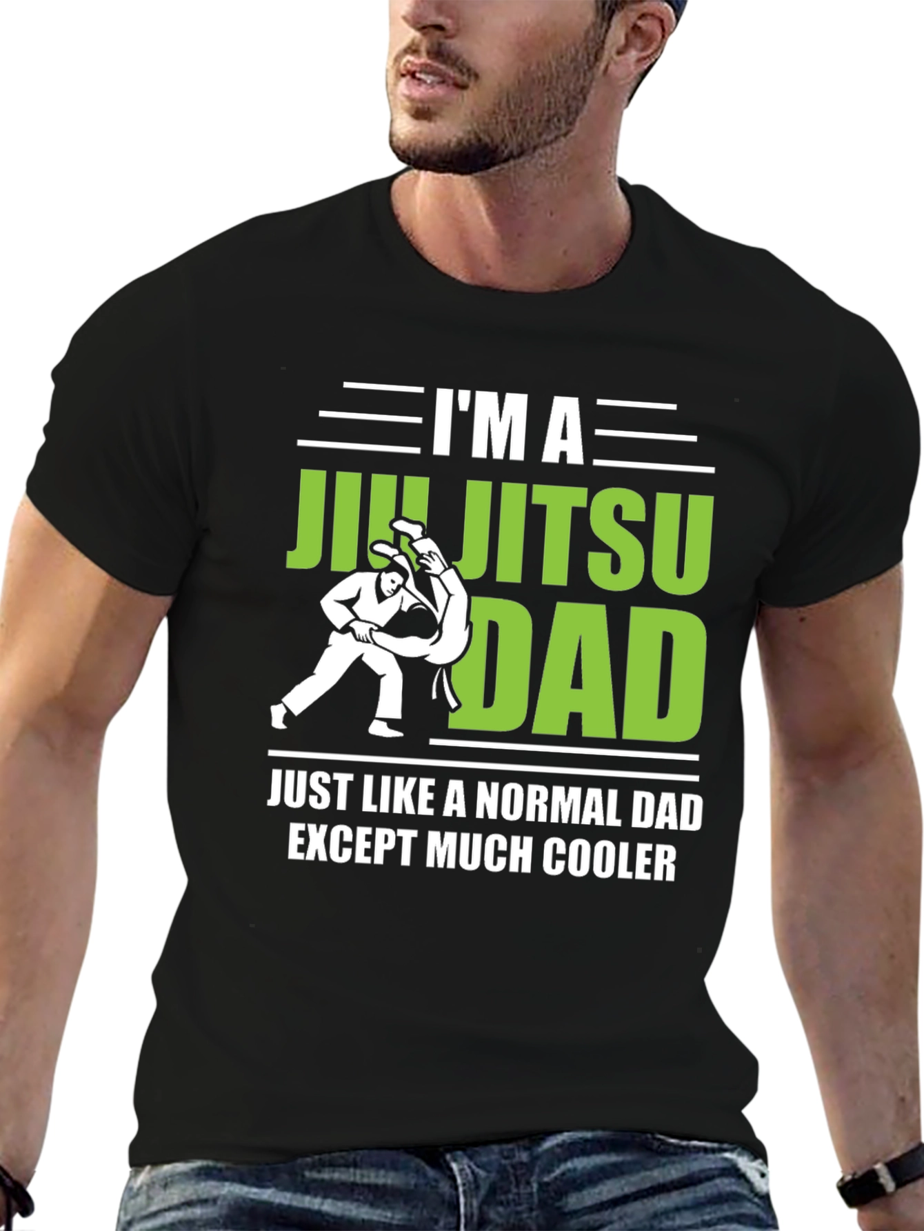 Jiu Jitsu Dad T-Shirt - Cool Dad Tee
