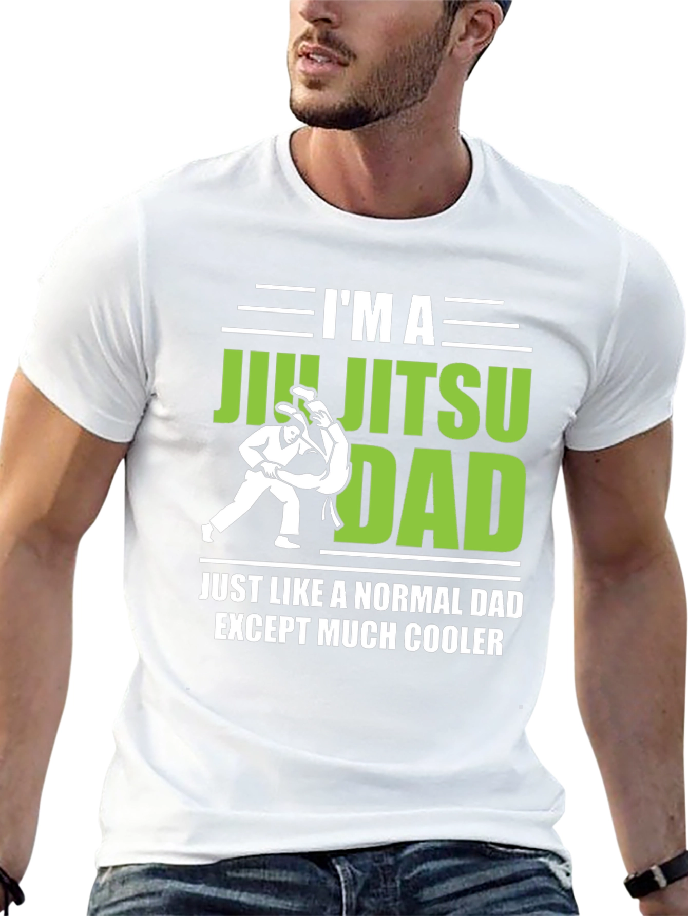 Jiu Jitsu Dad T-Shirt - Cool Dad Tee