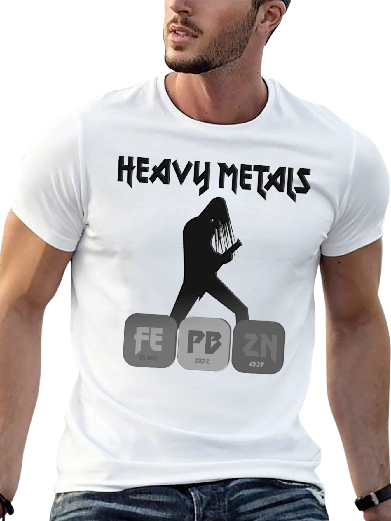 Heavy Metals T-Shirt - Periodic Table Rock Tee