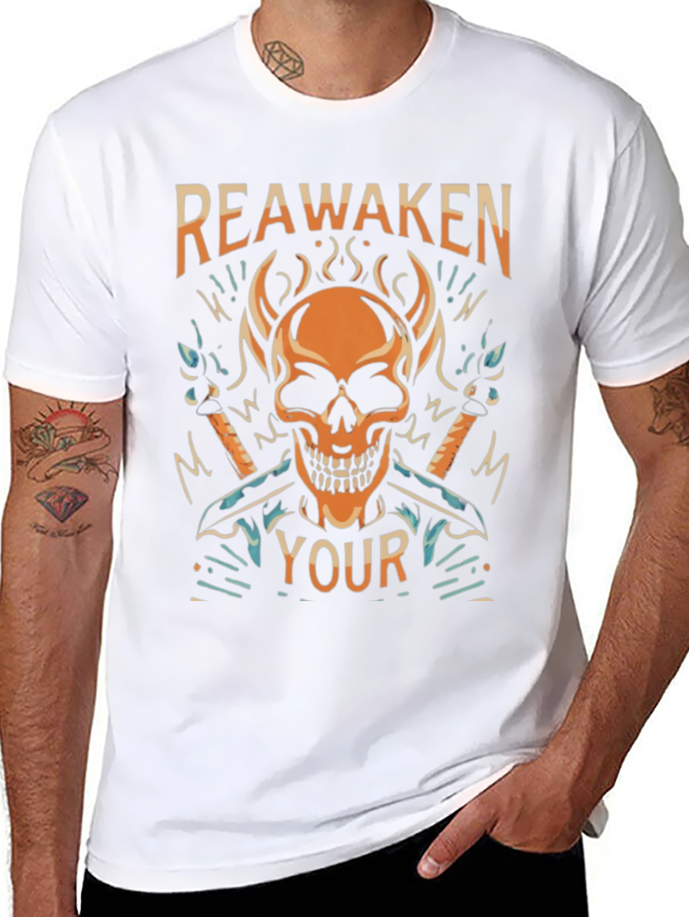 Reawaken Your Style: Skull Graphic Black T-Shirt