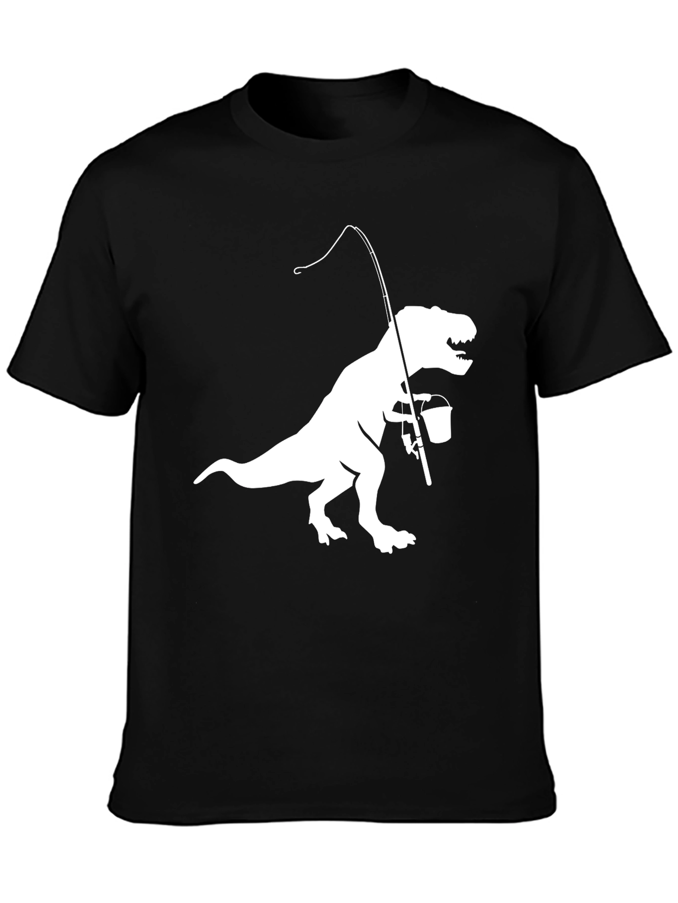 Dino Fishing T-Shirt - Trex Angler Tee