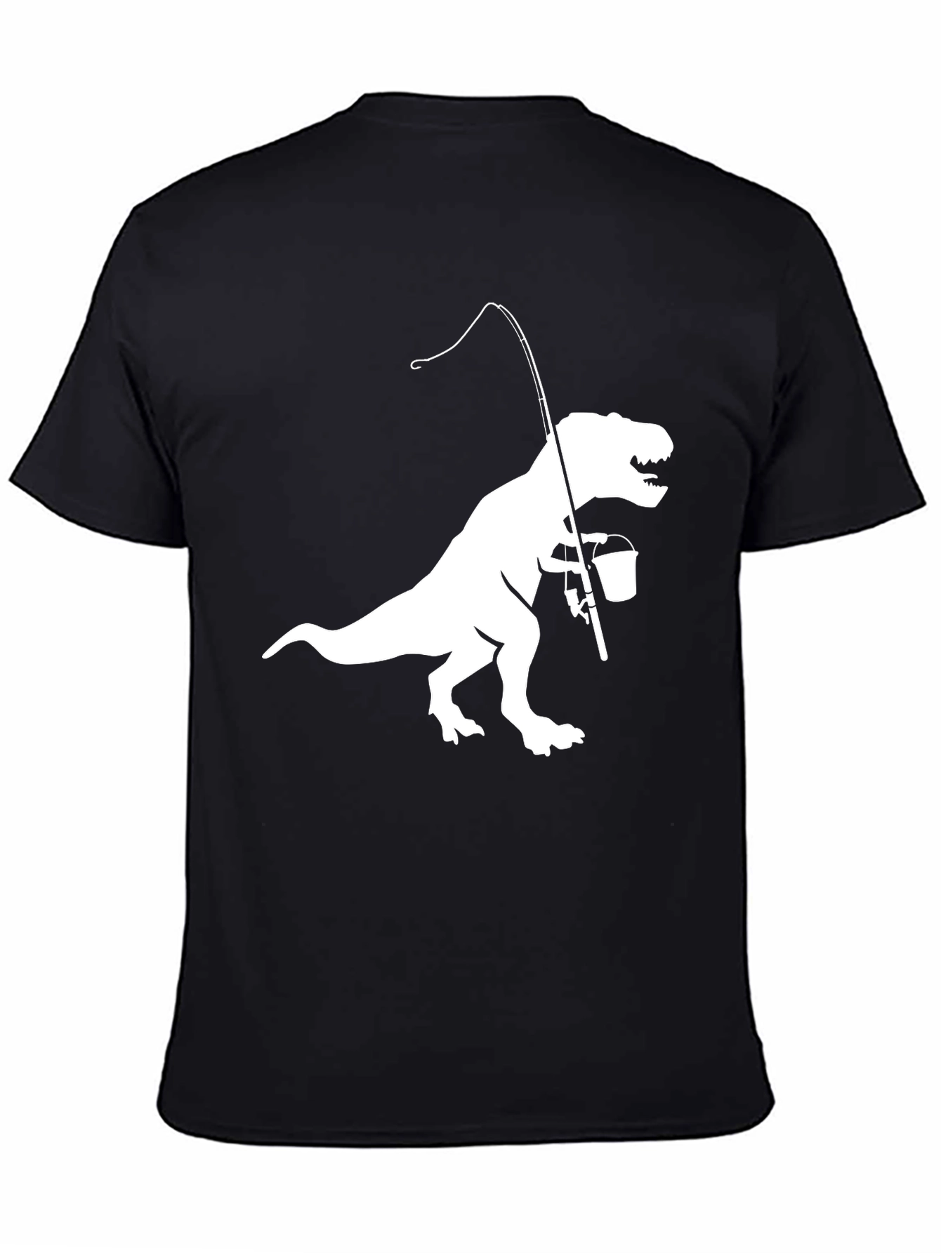 Dino Fishing T-Shirt - Trex Angler Tee