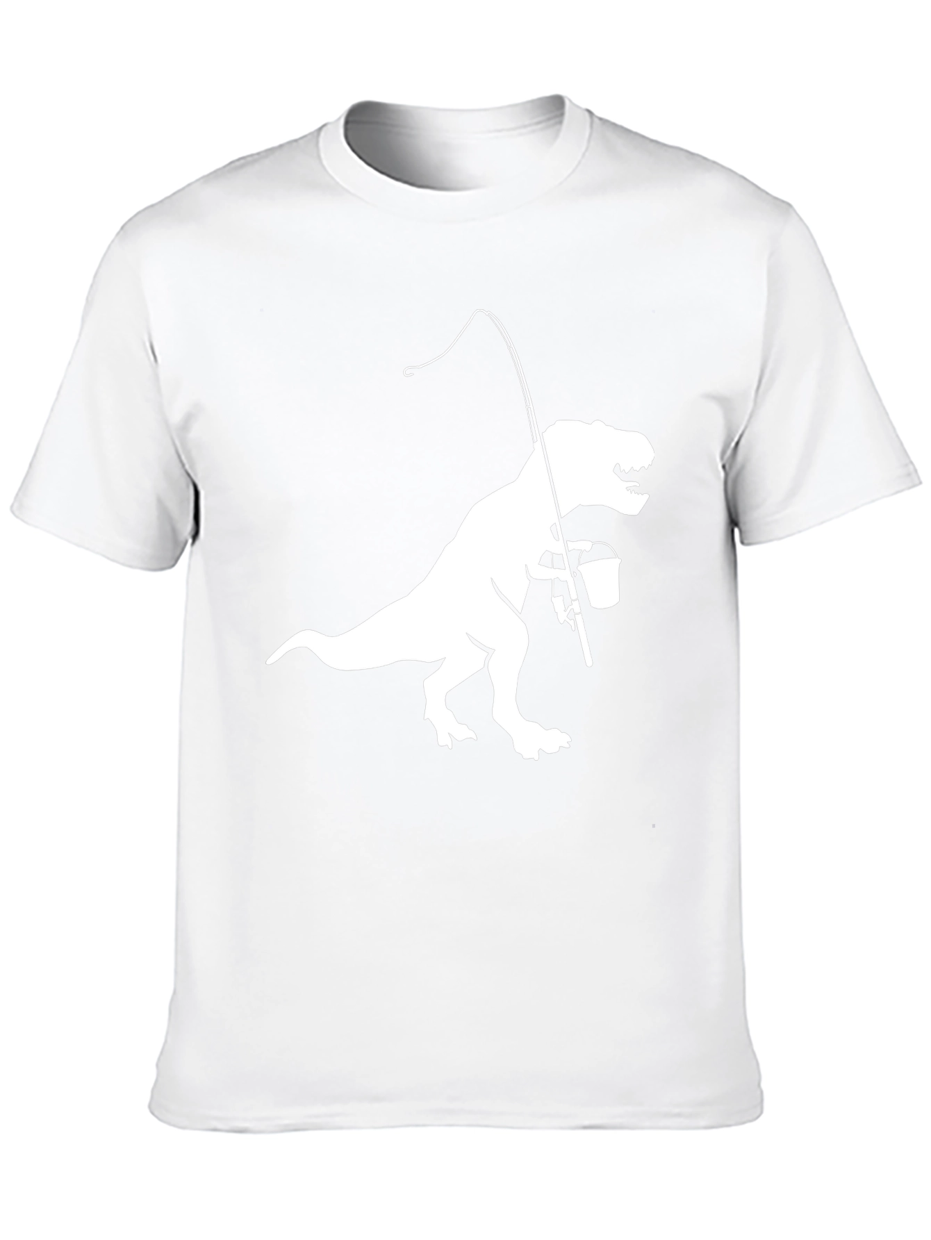 Dino Fishing T-Shirt - Trex Angler Tee
