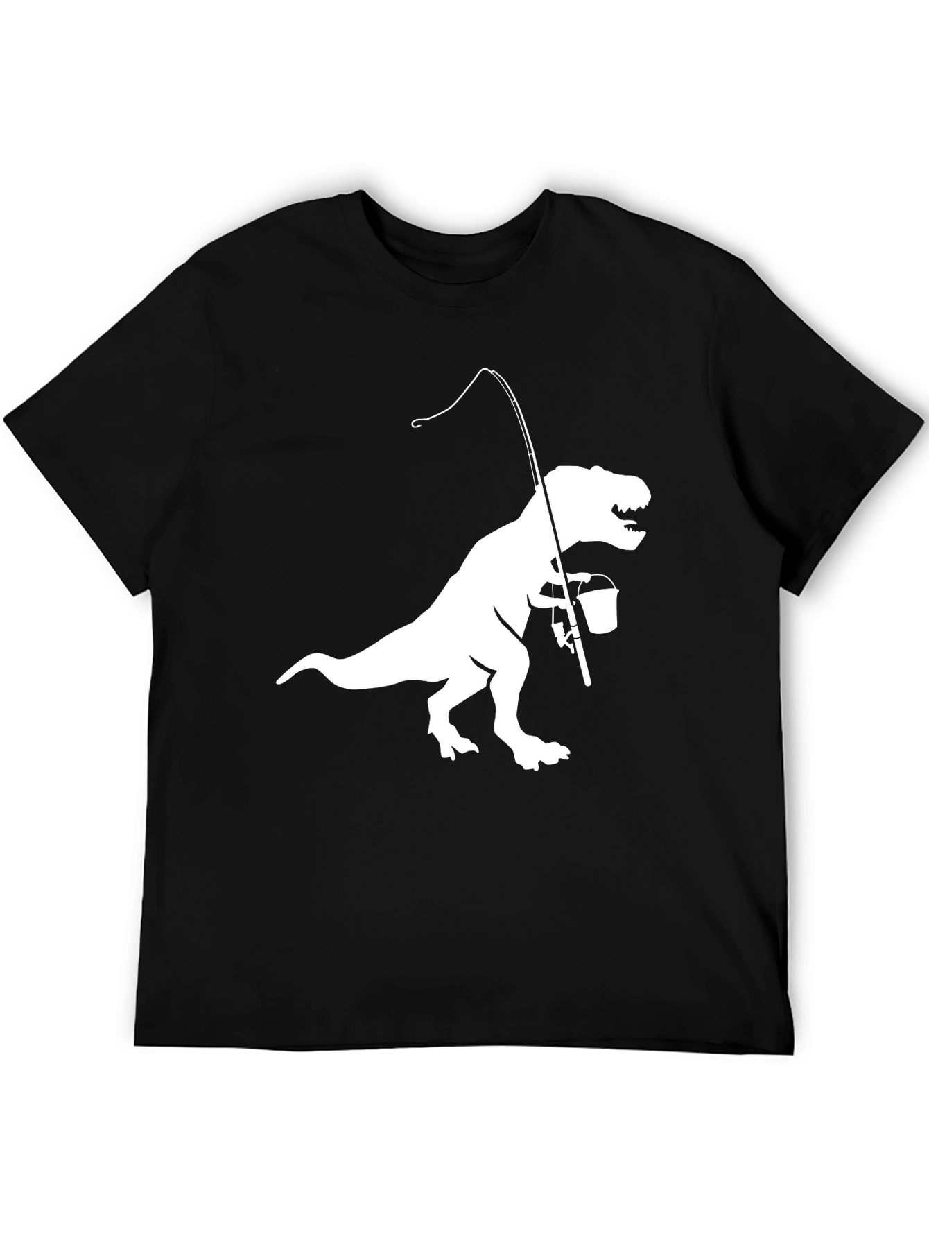 Dino Fishing T-Shirt - Trex Angler Tee
