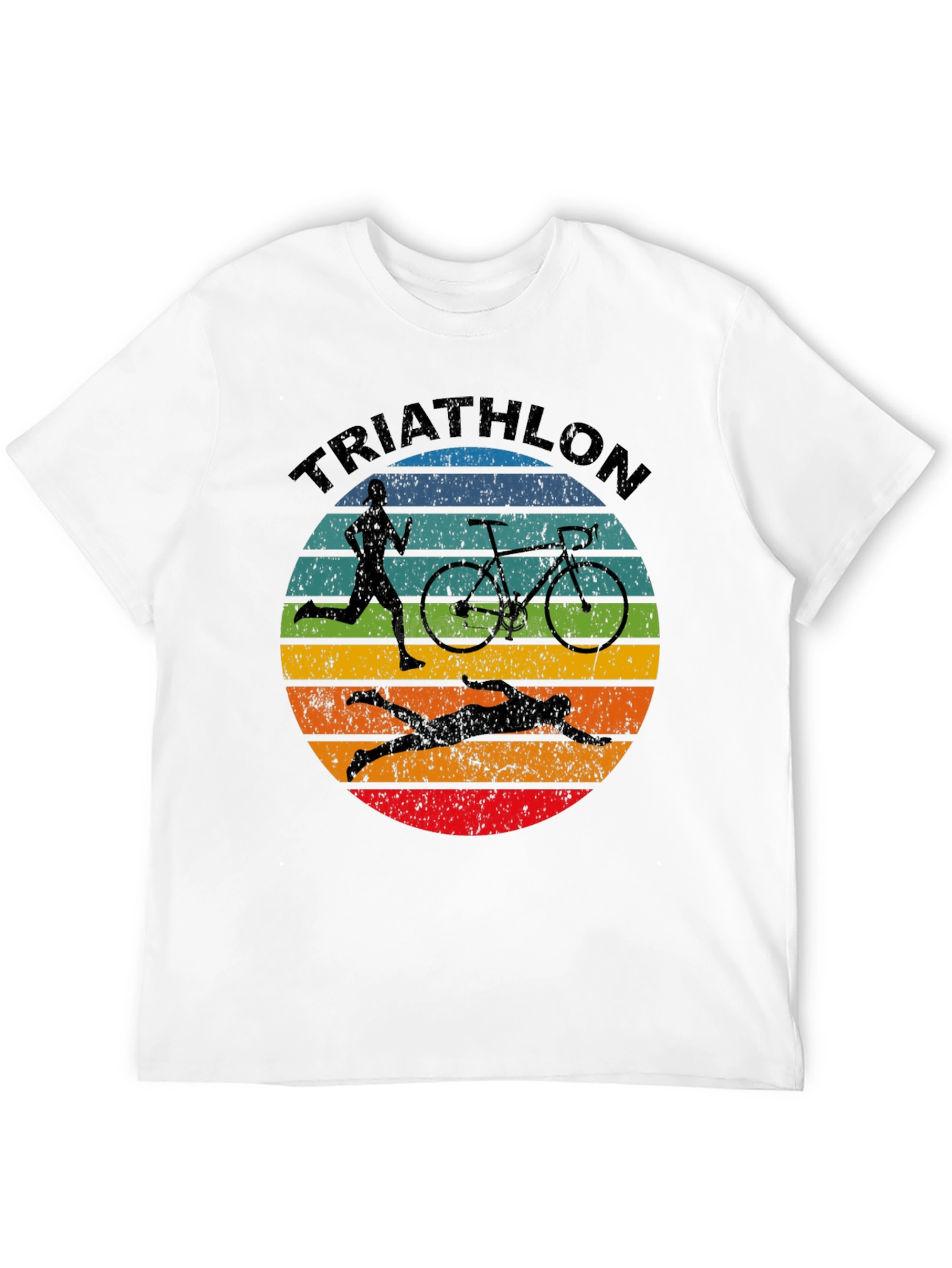 Triathlon T-Shirt - Sporty Graphic Tee
