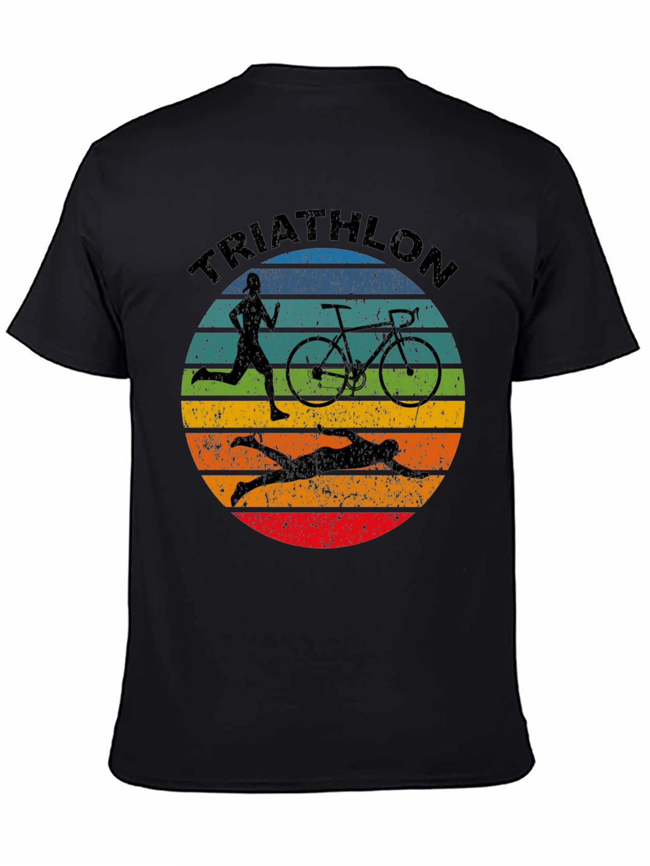 Triathlon T-Shirt - Sporty Graphic Tee
