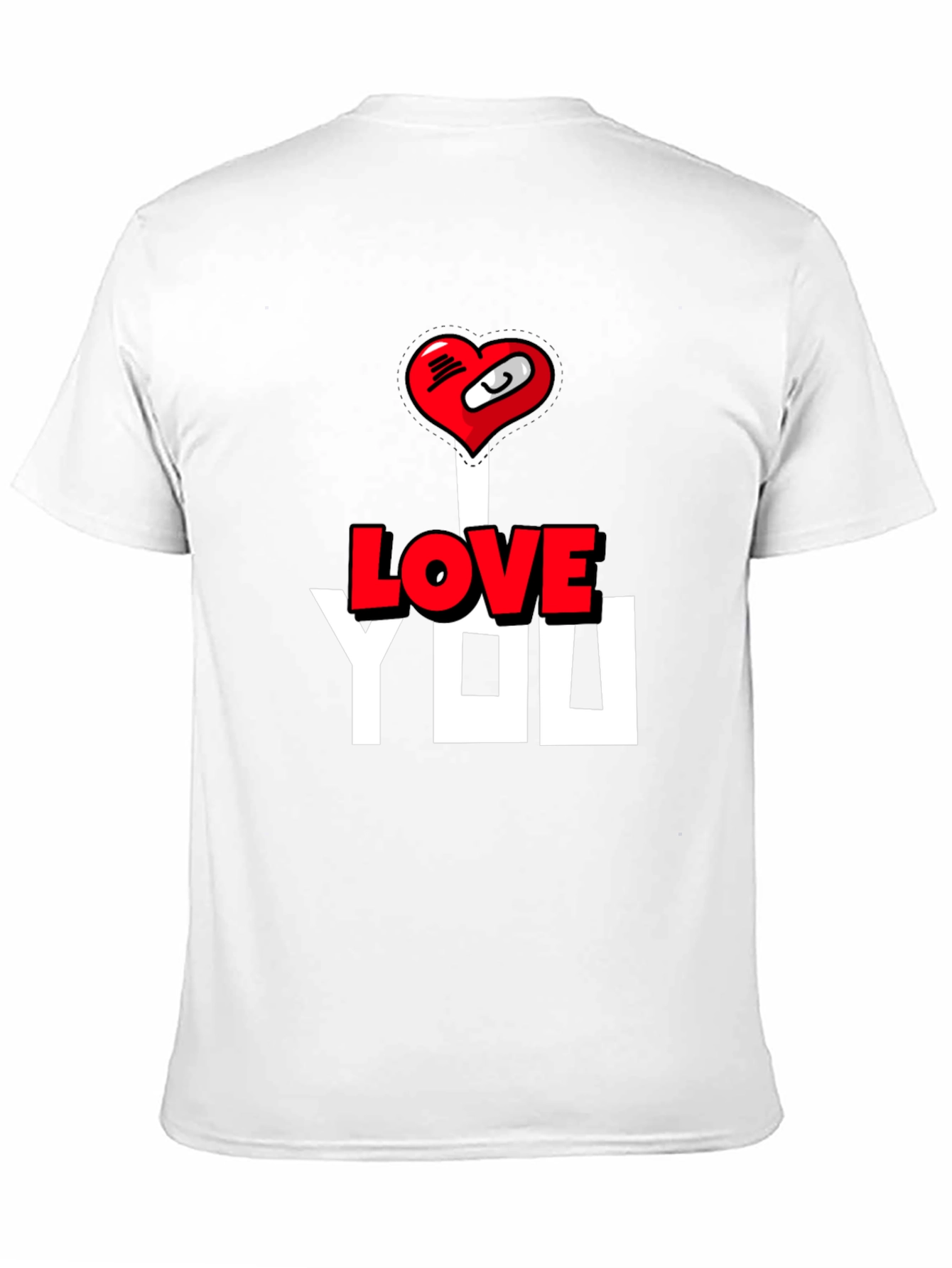 I Love You T-Shirt - Heart Graphic Tee