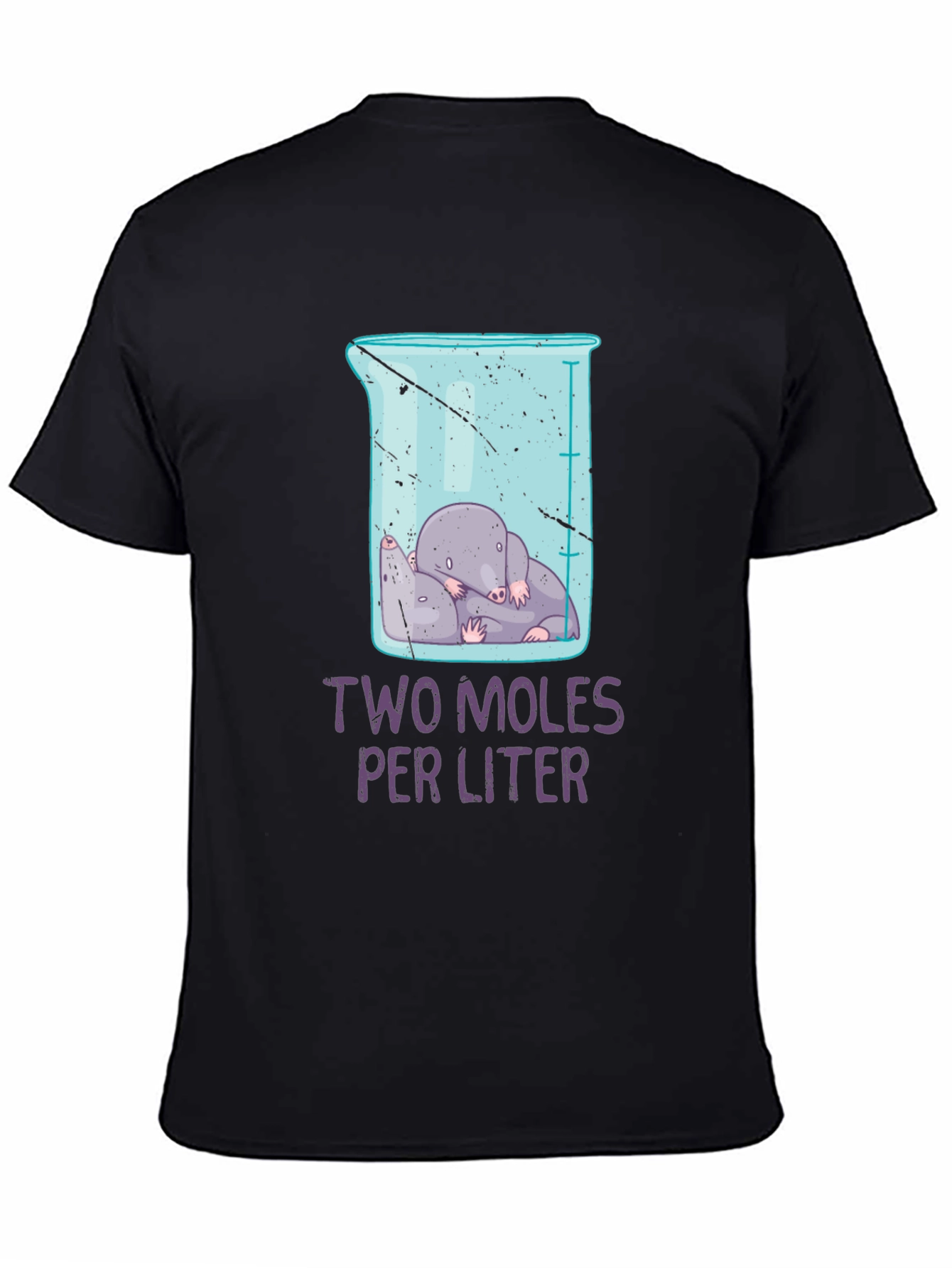 Two Moles Per Liter Science Humor T-Shirt