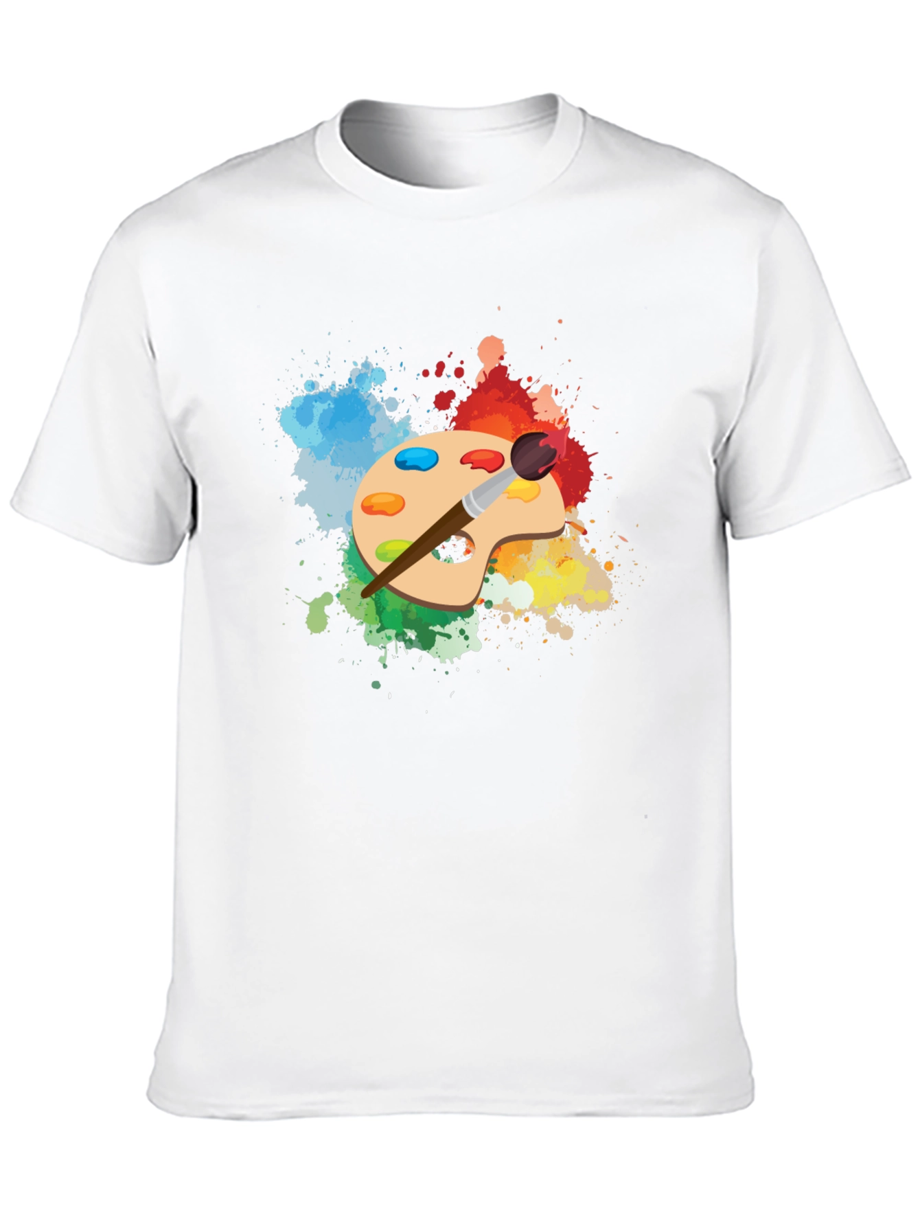 Painters Palette T-Shirt - Artistic Design