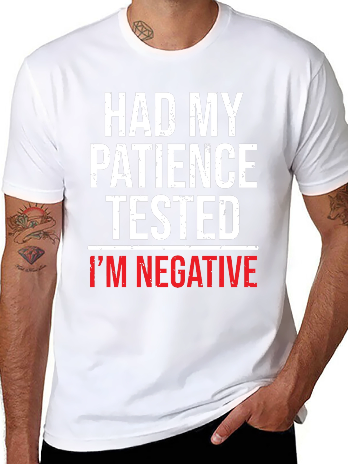 Humorous Had My Patience Tested Graphic Tee