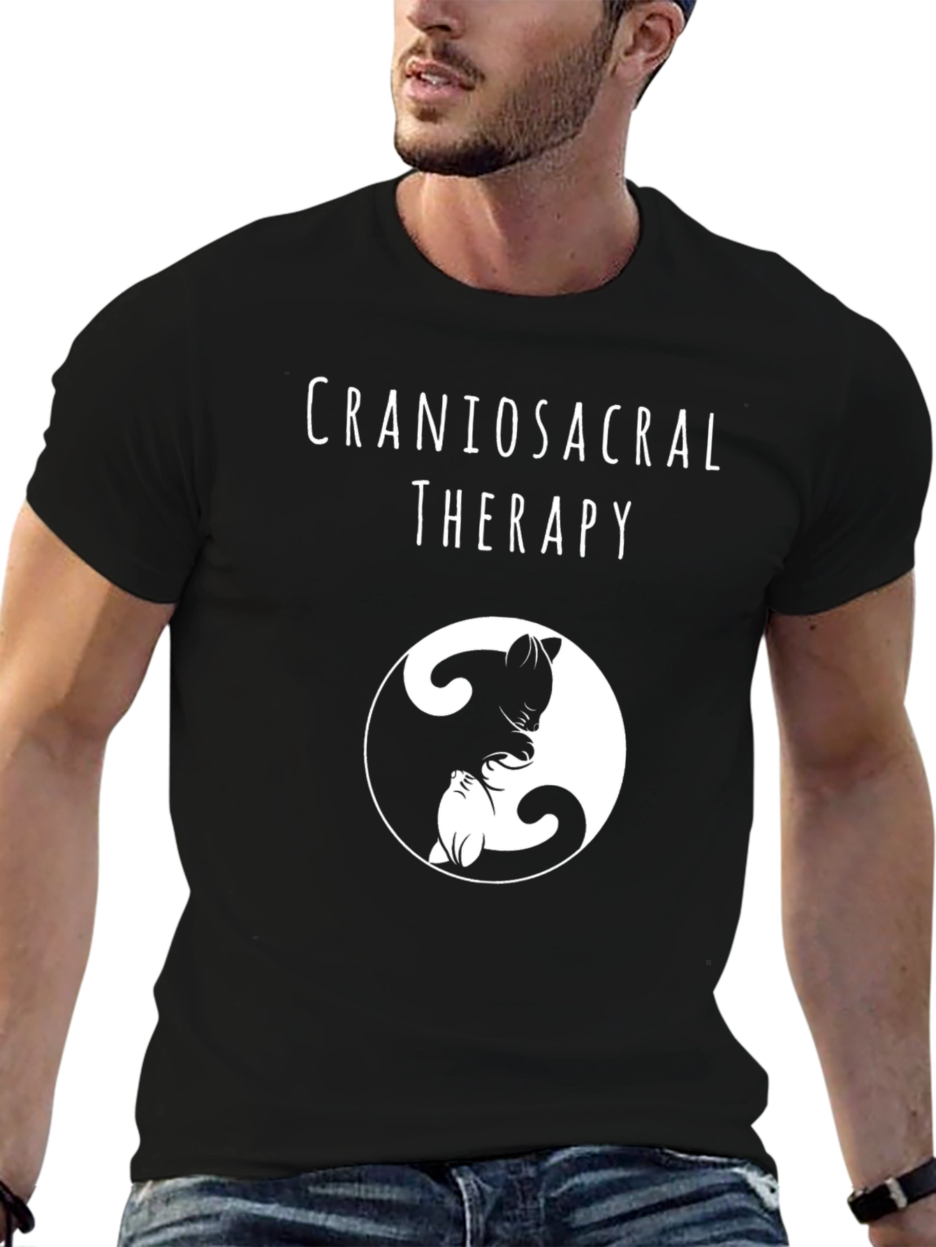 Craniosacral Therapy Yin Yang Cats T-Shirt