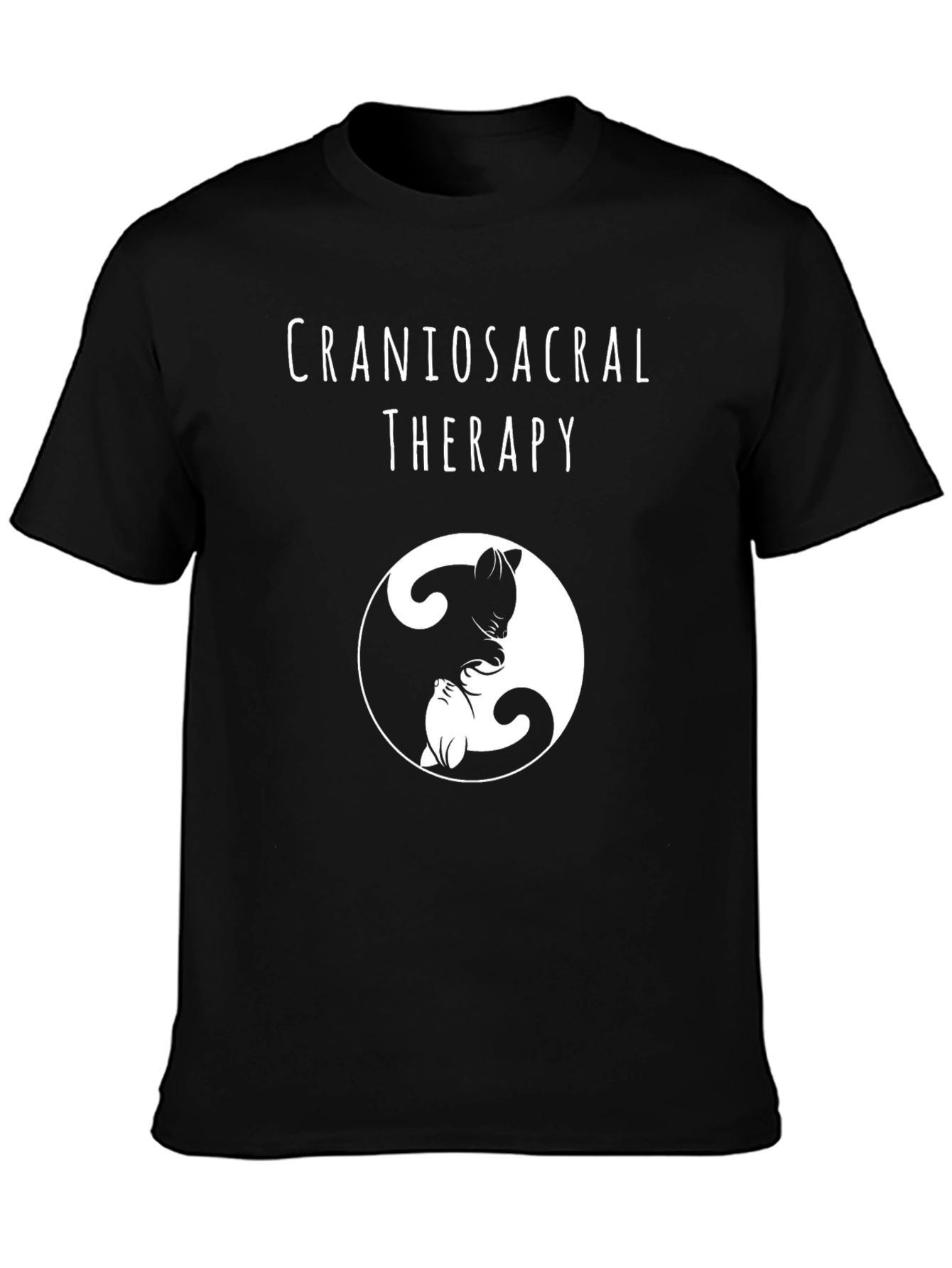 Craniosacral Therapy Yin Yang Cats T-Shirt