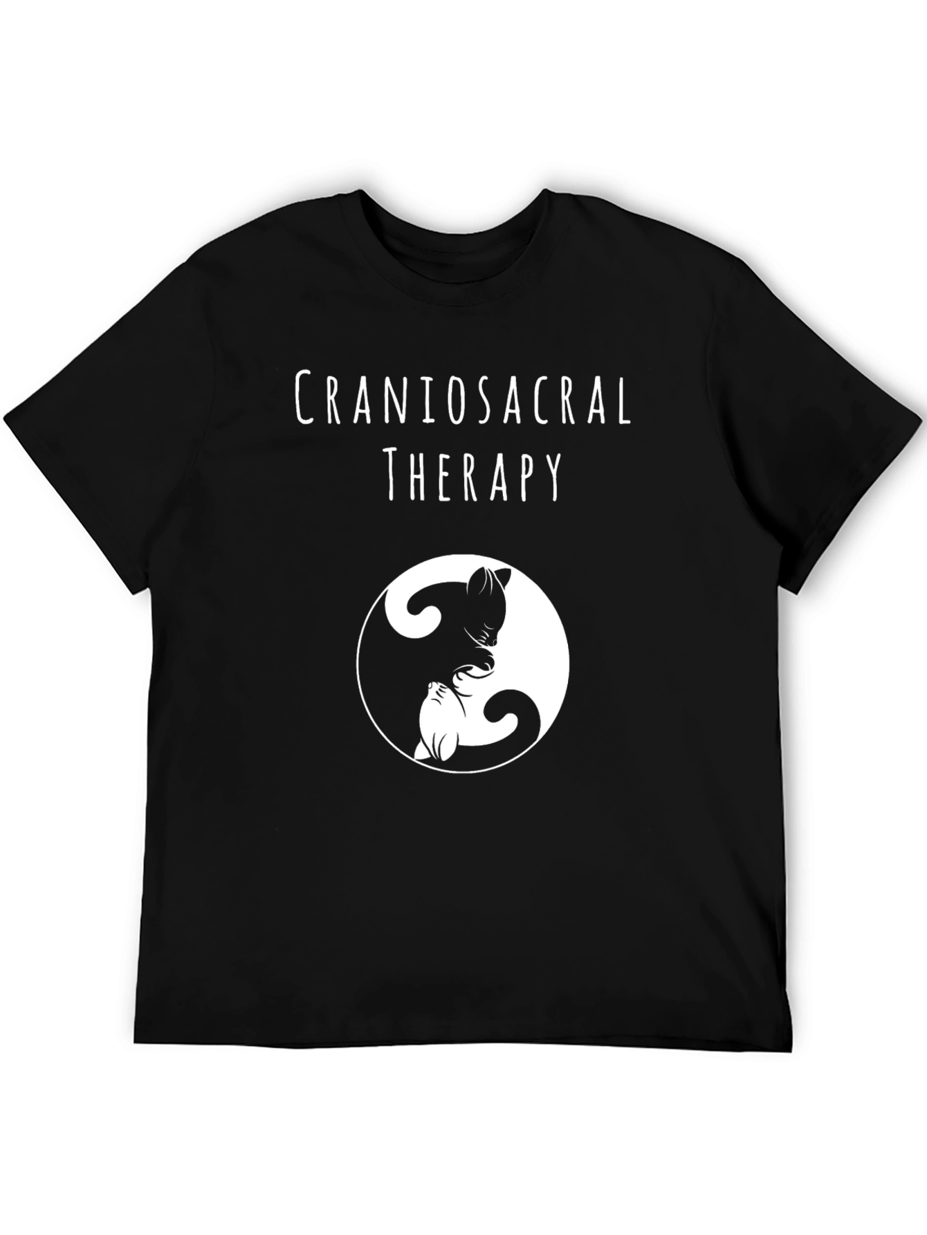 Craniosacral Therapy Yin Yang Cats T-Shirt